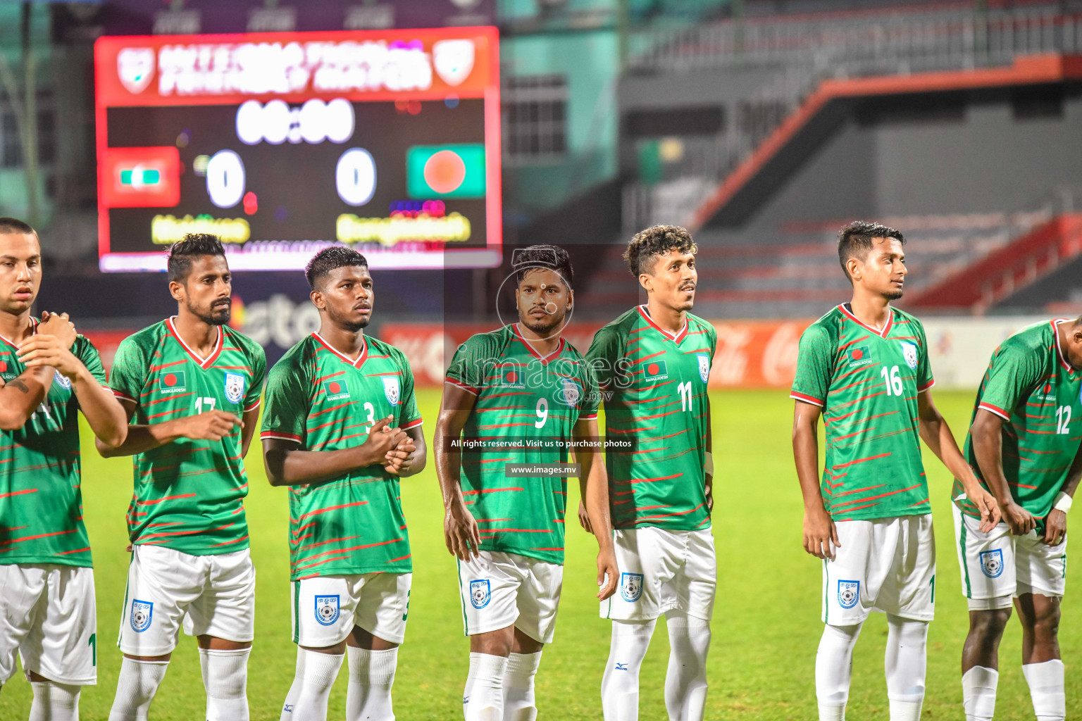 Maldives vs Bangladesh Friendly Match 24 Mar 2022 at Galolhu Rasmee Stadium Malé photos by Nausham Waheed