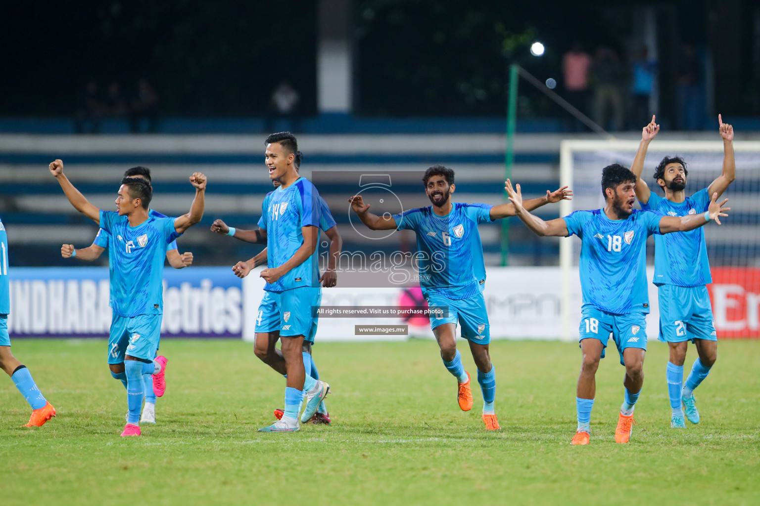 Lebanon vs India in the Semi-final of SAFF Championship 2023 held in Sree Kanteerava Stadium, Bengaluru, India, on Saturday, 1st July 2023. Photos: Nausham Waheed, Hassan Simah / images.mv