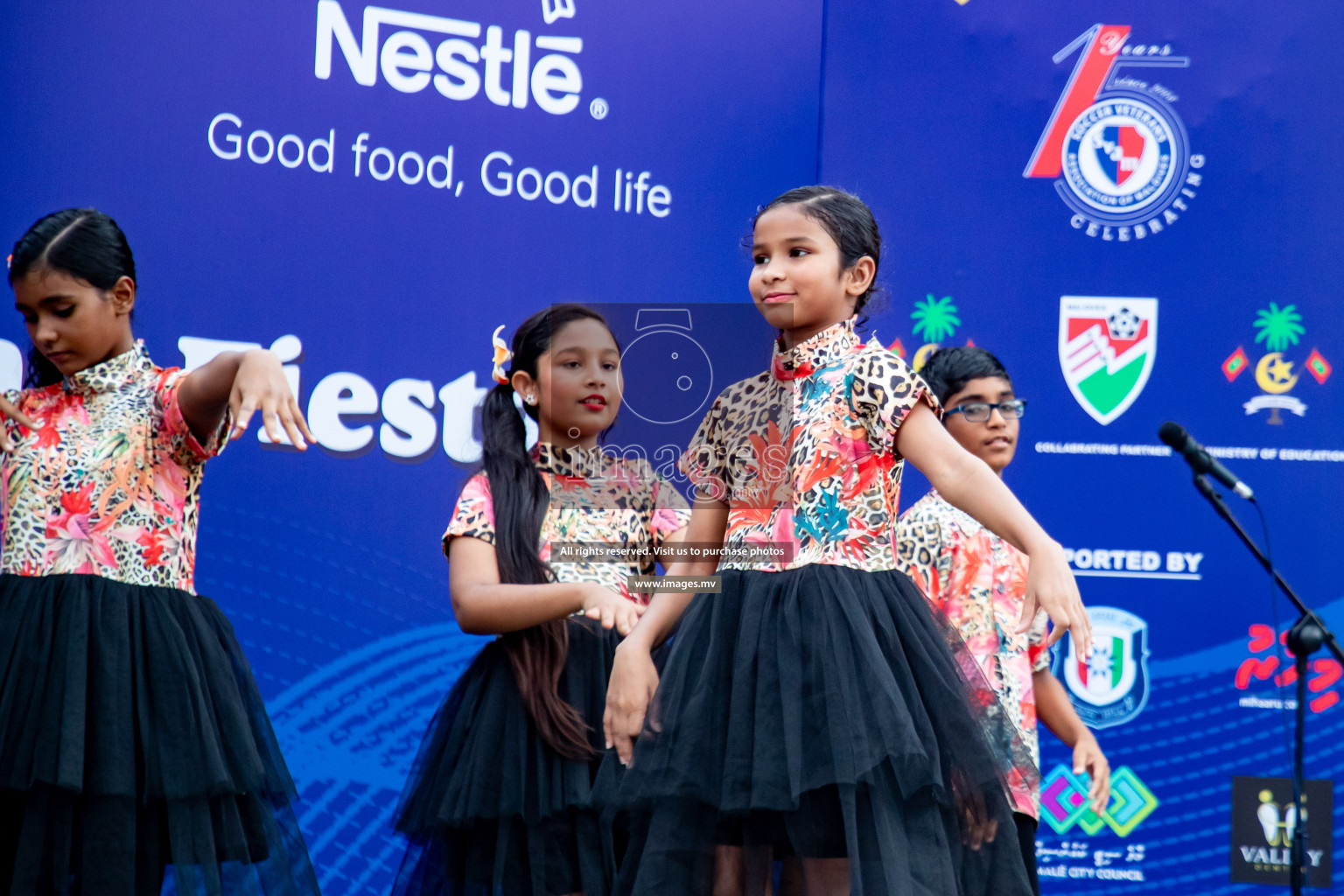Draw Ceremony of Nestle' Kids Football Fiesta 2023 held in Artificial Beach, Male', Maldives on Saturday, 7th October 2023