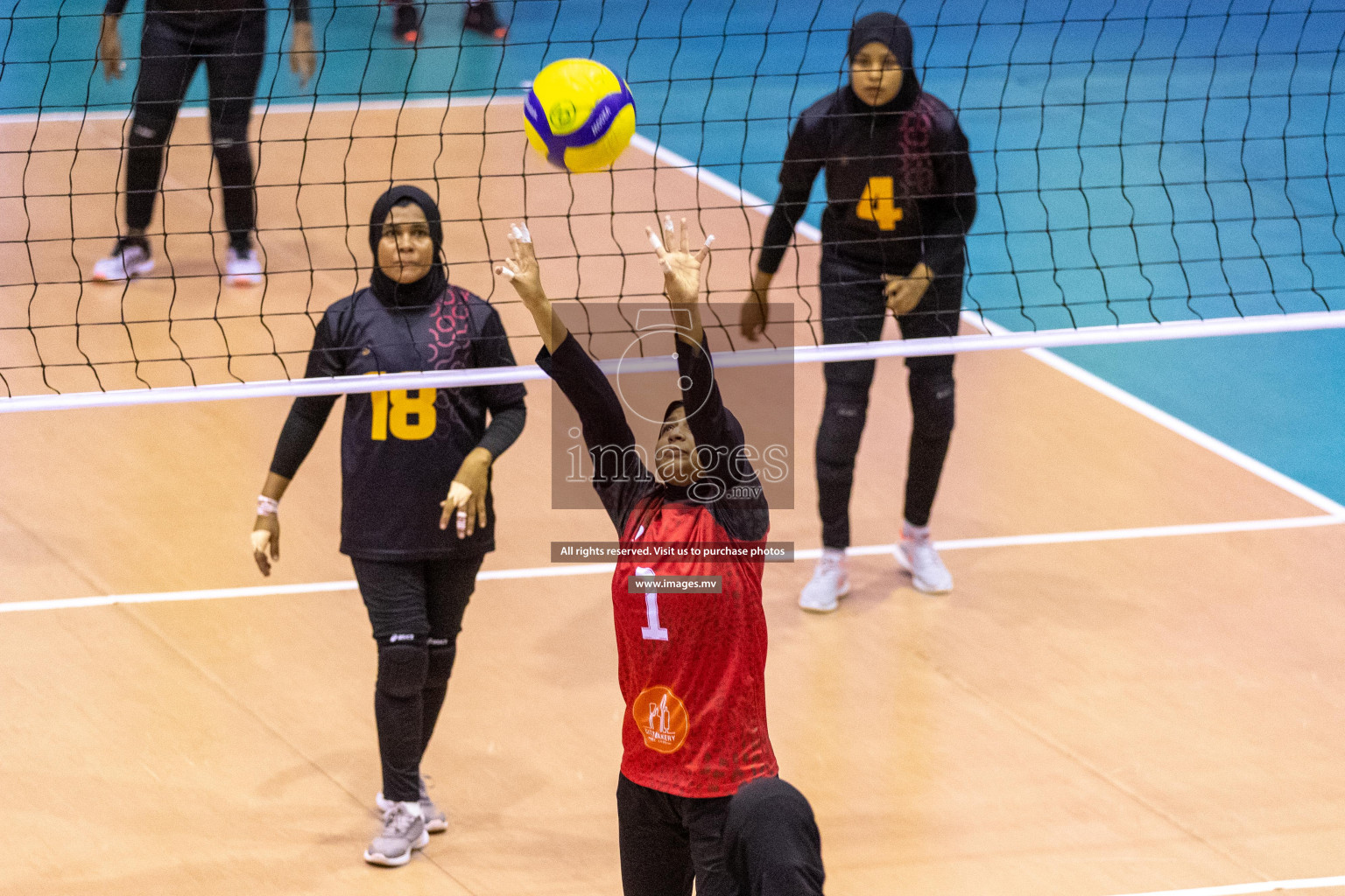 Volleyball Association Cup 2022-Women's Division-Match Day 4 was held in Male', Maldives on Friday, 27th May 2022 at Social Center Indoor Hall. Photos By: Ismail Thoriq/images.mv