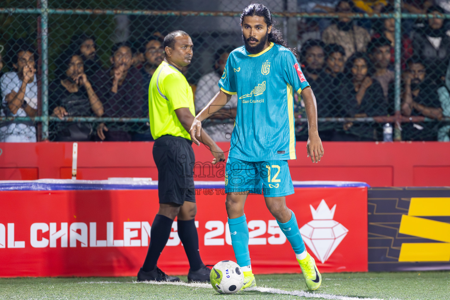 L Maavah VS L Gan in Day 8 of Golden Futsal Challenge 2025 was held on Sunday, 12th January 2025, in Hulhumale', Maldives
Photos: Ismail Thoriq / images.mv