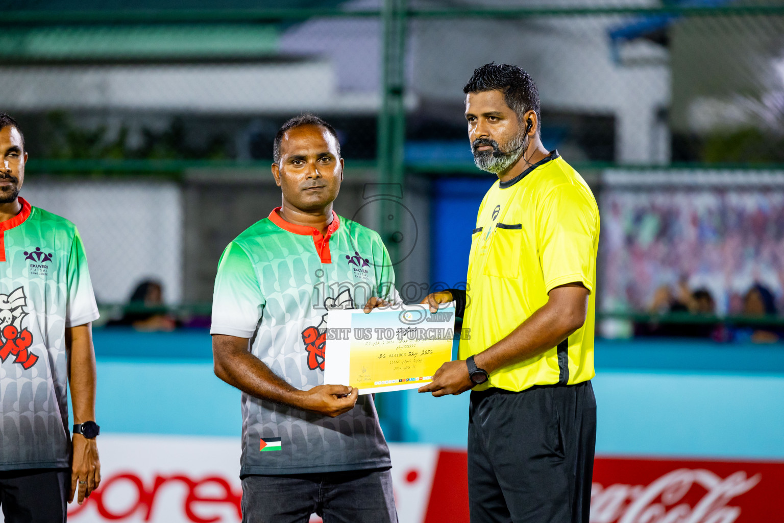 Dee Ess Kay vs Kovigoani in Final of Laamehi Dhiggaru Ekuveri Futsal Challenge 2024 was held on Wednesday, 31st July 2024, at Dhiggaru Futsal Ground, Dhiggaru, Maldives Photos: Nausham Waheed / images.mv