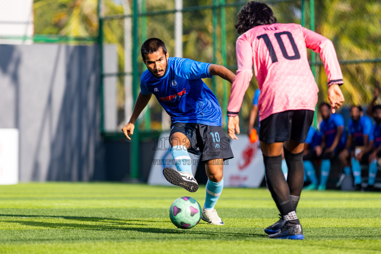 Spartans vs FC Calms Blue in Day 13 of BG Futsal Challenge 2024 was held on Sunday, 24th March 2024, in Male', Maldives Photos: Nausham Waheed / images.mv