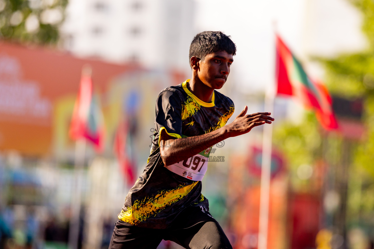 Day 1 of Inter-school Athletics Championship 2025 held in Ekuveni Synthetic Track, Male', Maldives on Monday, 06th October 2025. Photos by: Nausham Waheed / Images.mv
