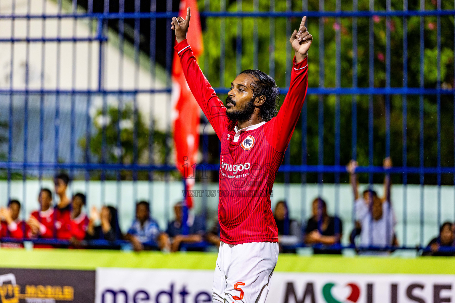 United V vs CC Sports Club in Semi Final of Eydhafushi Futsal Cup 2024 was held on Monday , 15th April 2024, in B Eydhafushi, Maldives Photos: Nausham Waheed / images.mv