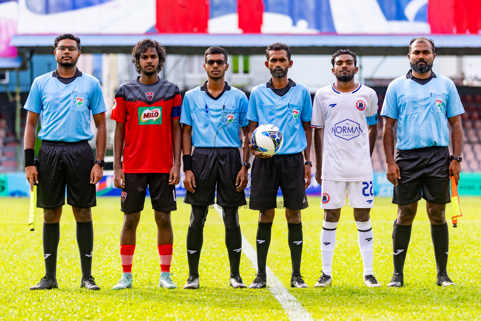 TC Sports Club vs Ode Sports Club in day 1 of Under 19 Youth Championship 2024 was held at National Stadium in Male', Maldives on Sunday, 9th June 2024. Photos: Nausham Waheed / images.mv