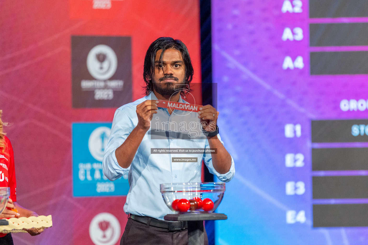 Draw ceremony of Club Maldives 2023 was held on Thursday, 6th July 2023 at PSM Studio in Male', Maldives.  Photos: Ismail Thoriq / images.mv