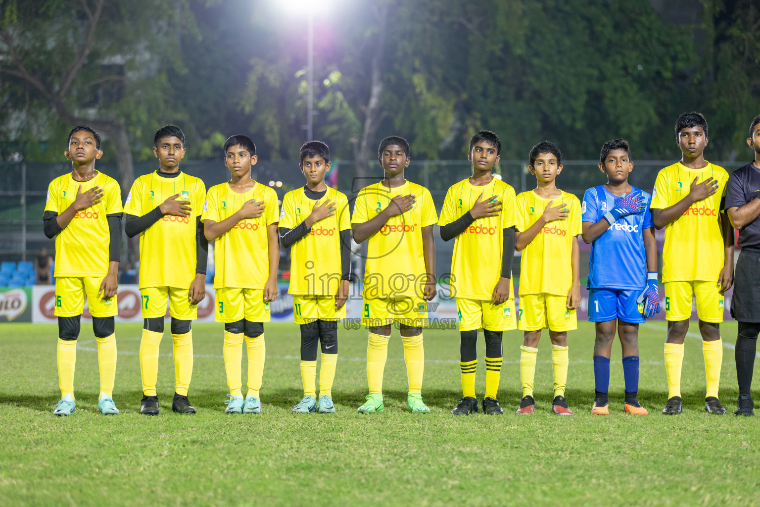 Maziya vs Hurriya (U12) in Day 4 of Dhivehi Youth League 2024 held at Henveiru Stadium on Thursday, 28th November 2024. Photos: Shuu Abdul Sattar/ Images.mv