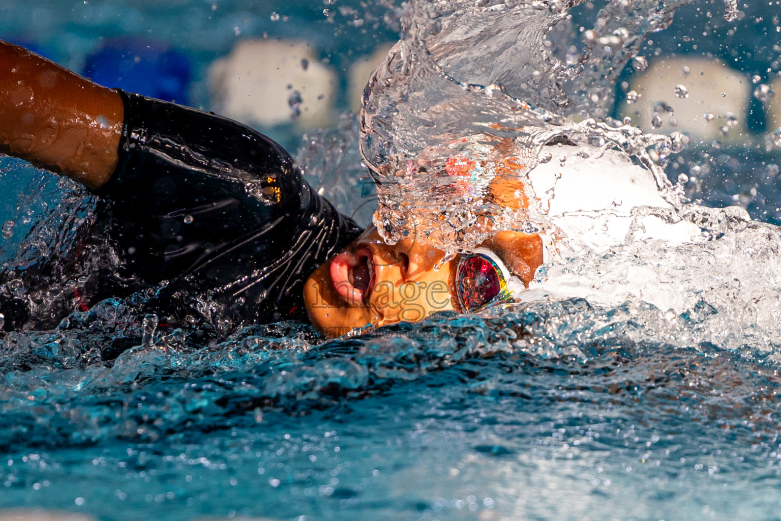 Day 1 of National Swimming Championship 2024 held in Hulhumale', Maldives on Friday, 13th December 2024. Photos: Nausham Waheed / images.mv