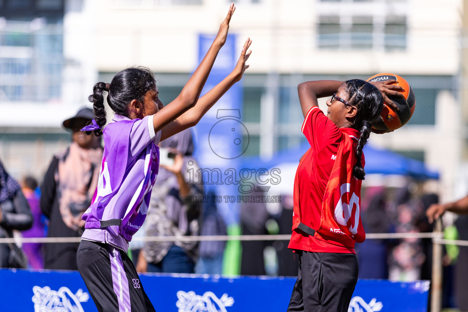 Day 3 of Nestle' Kids Netball Fiesta 2023 held in Henveyru Stadium, Male', Maldives on Saturday, 2nd December 2023. Photos by Nausham Waheed / Images.mv