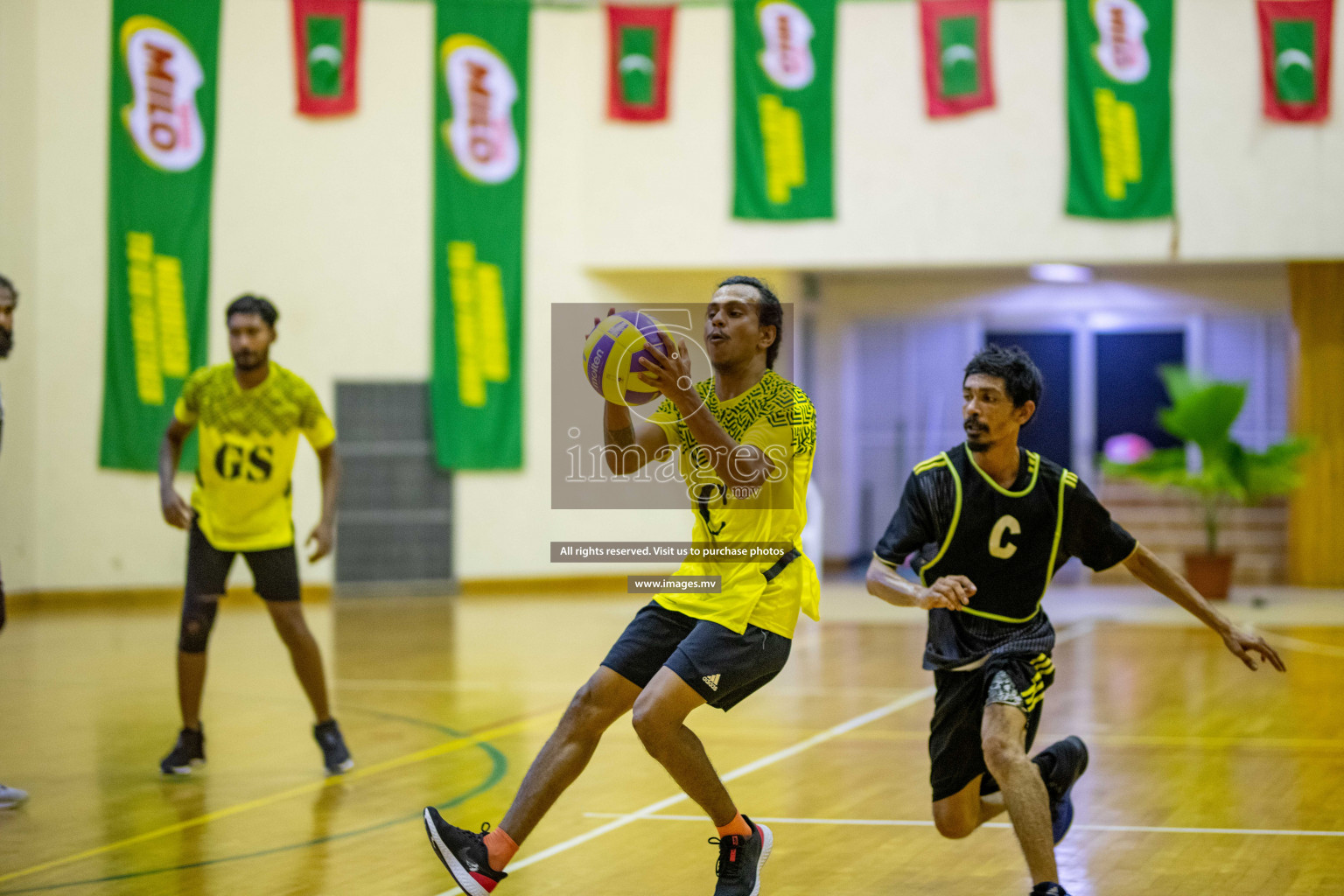 Kulhudhuffushi Youth & R.C vs Club Matrix in the Finals of Milo National Netball Tournament 2021 held on 4th December 2021 in Male', Maldives Photos: Ismail Thoriq, Maanish / images.mv