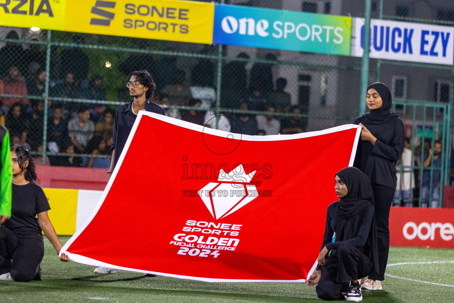 Opening of Golden Futsal Challenge 2024 with Charity Shield Match between L.Gan vs Th. Thimarafushi was held on Sunday, 14th January 2024, in Hulhumale', Maldives Photos: Ismail Thoriq / images.mv