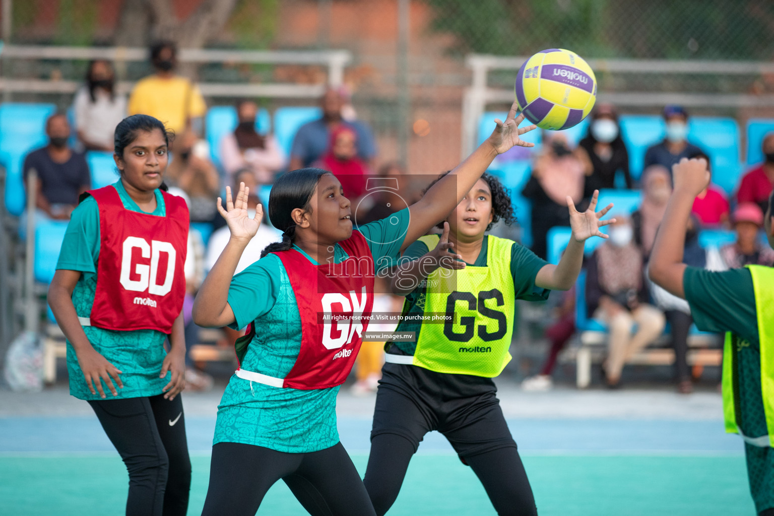 Day 7 of Junior Netball Championship 2022 on 11th March 2022 held in Male', Maldives. Photos by Nausham Waheed & Hassan Simah