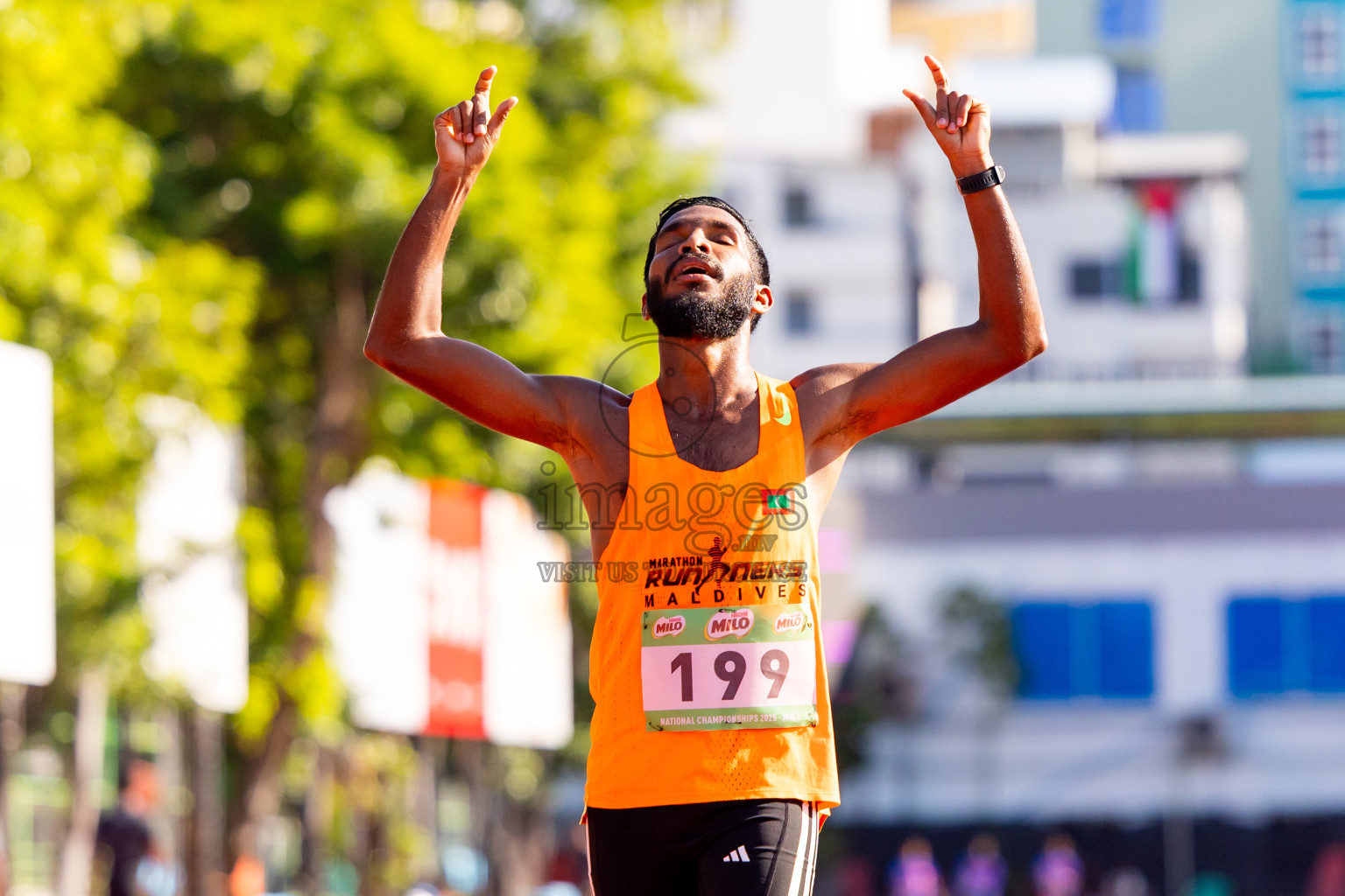 Day 3 of National Athletics Championship 2025 was held at Ekuveni Running Ground in Male', Maldives on Saturday, 16th August 2025. Photos: Nausham Waheed / images.mv