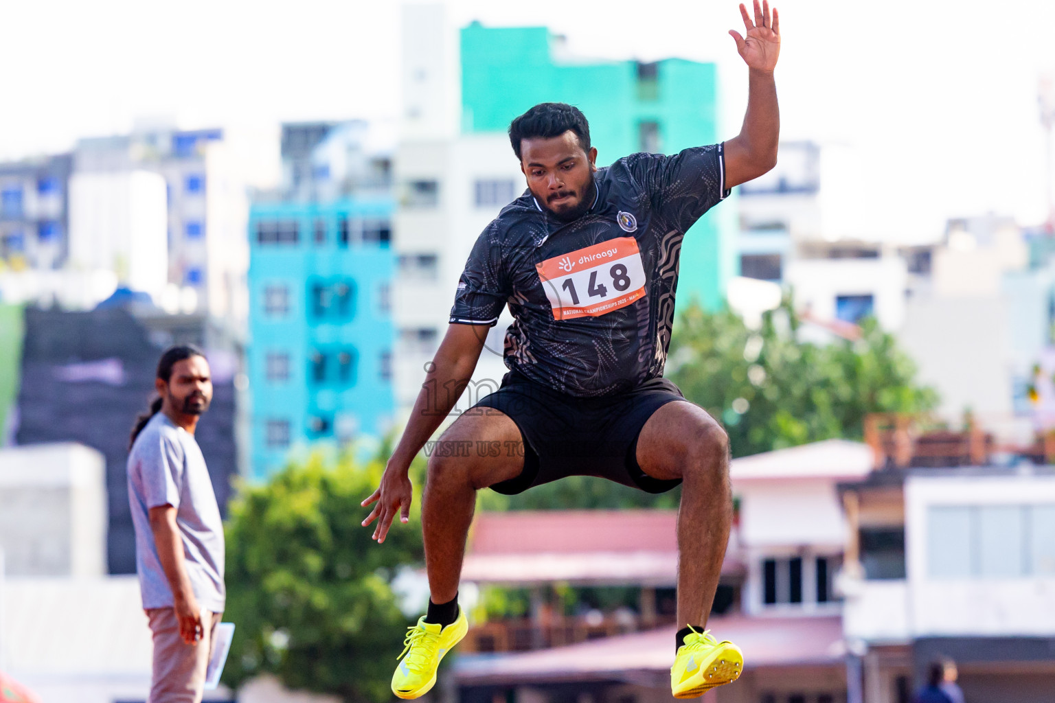 Day 1 of National Athletics Championship 2025 was held at Ekuveni Running Ground in Male', Maldives on Thursday, 14th August 2025. Photos: Nausham Waheed / images.mv