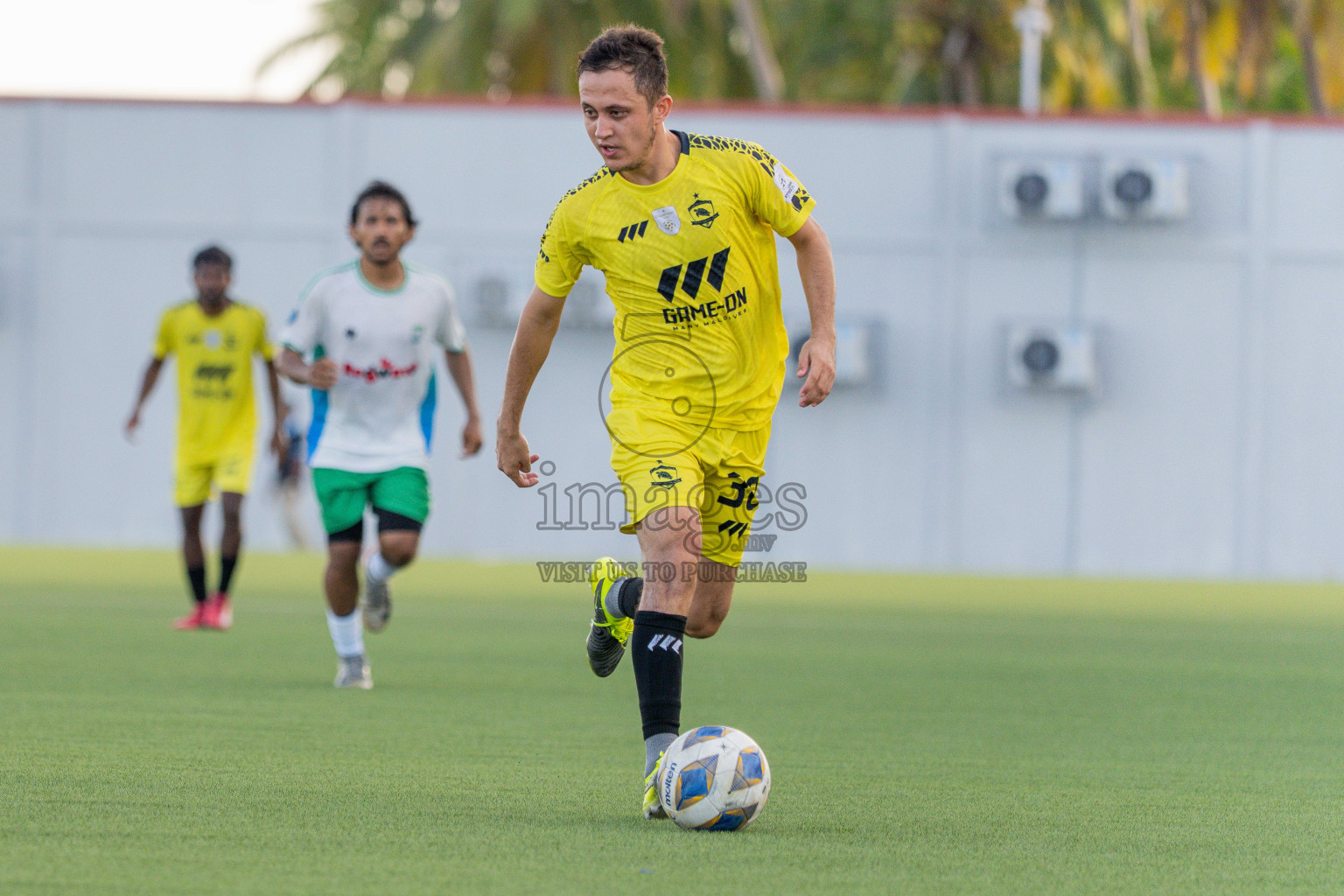 Semi Finals Match 02 Huss Songun FT VS Velaa Sports Club in Day 8 of Eydhafushi Cup 2025 held in Eydhafushi Football Stadium at B. Eydhafushi, Maldives on Saturday, 13th September 2025. Photos: Arif Rasheed / images.mv