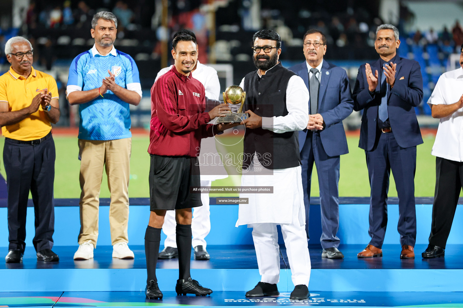 Kuwait vs India in the Final of SAFF Championship 2023 held in Sree Kanteerava Stadium, Bengaluru, India, on Tuesday, 4th July 2023. Photos: Nausham Waheed / images.mv