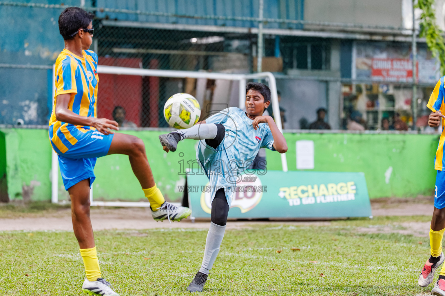 Day 4 of MILO Academy Championship 2025 (U14) was held on Sunday, 2nd November 2025 at Henveiru Football Grounds, Male', Maldives . 
Photos: Hassan Simah / images.mv
