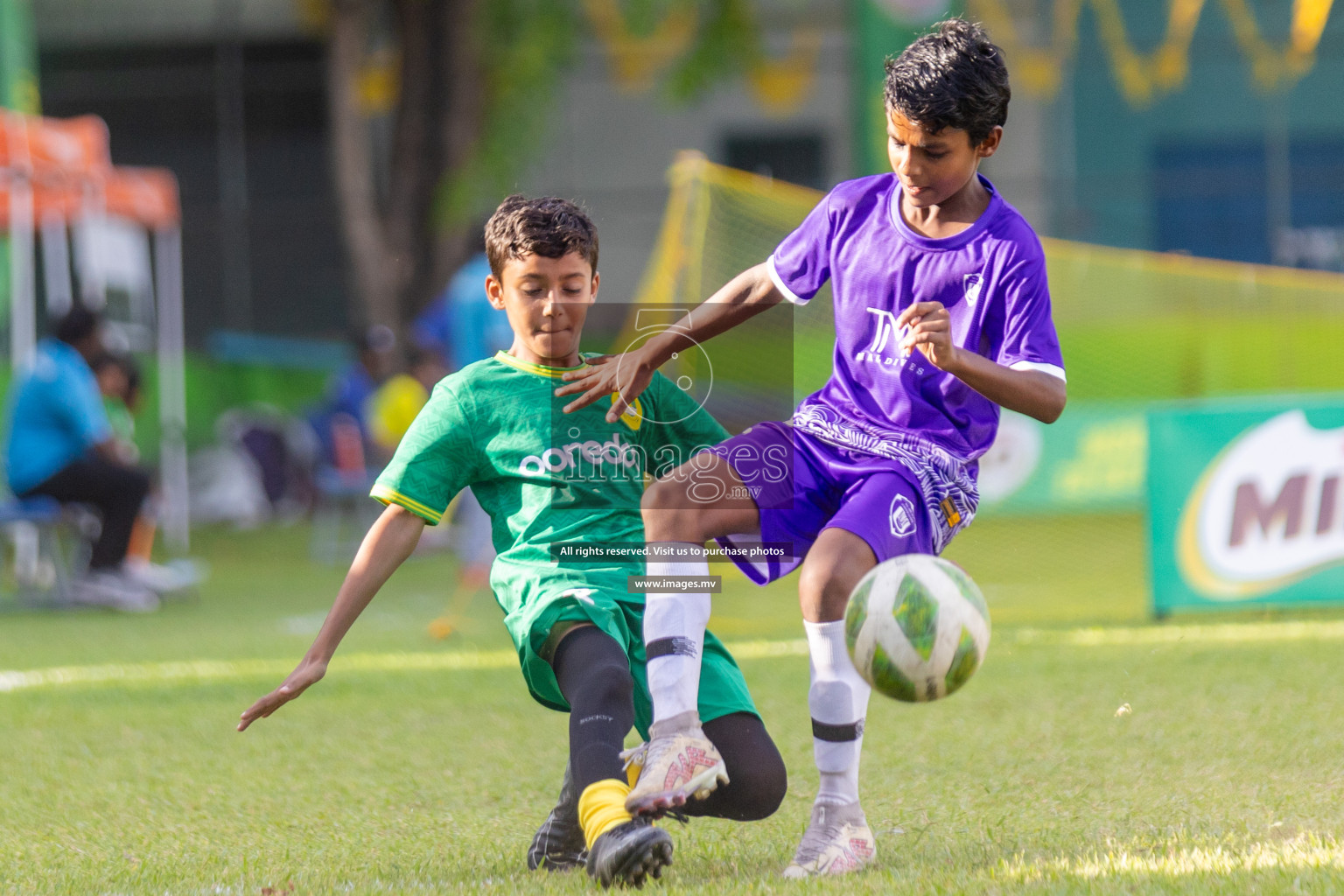 Day 1 of MILO Academy Championship 2023 (U12) was held in Henveiru Football Grounds, Male', Maldives, on Friday, 18th August 2023. 
Photos: Shuu Abdul Sattar / images.mv