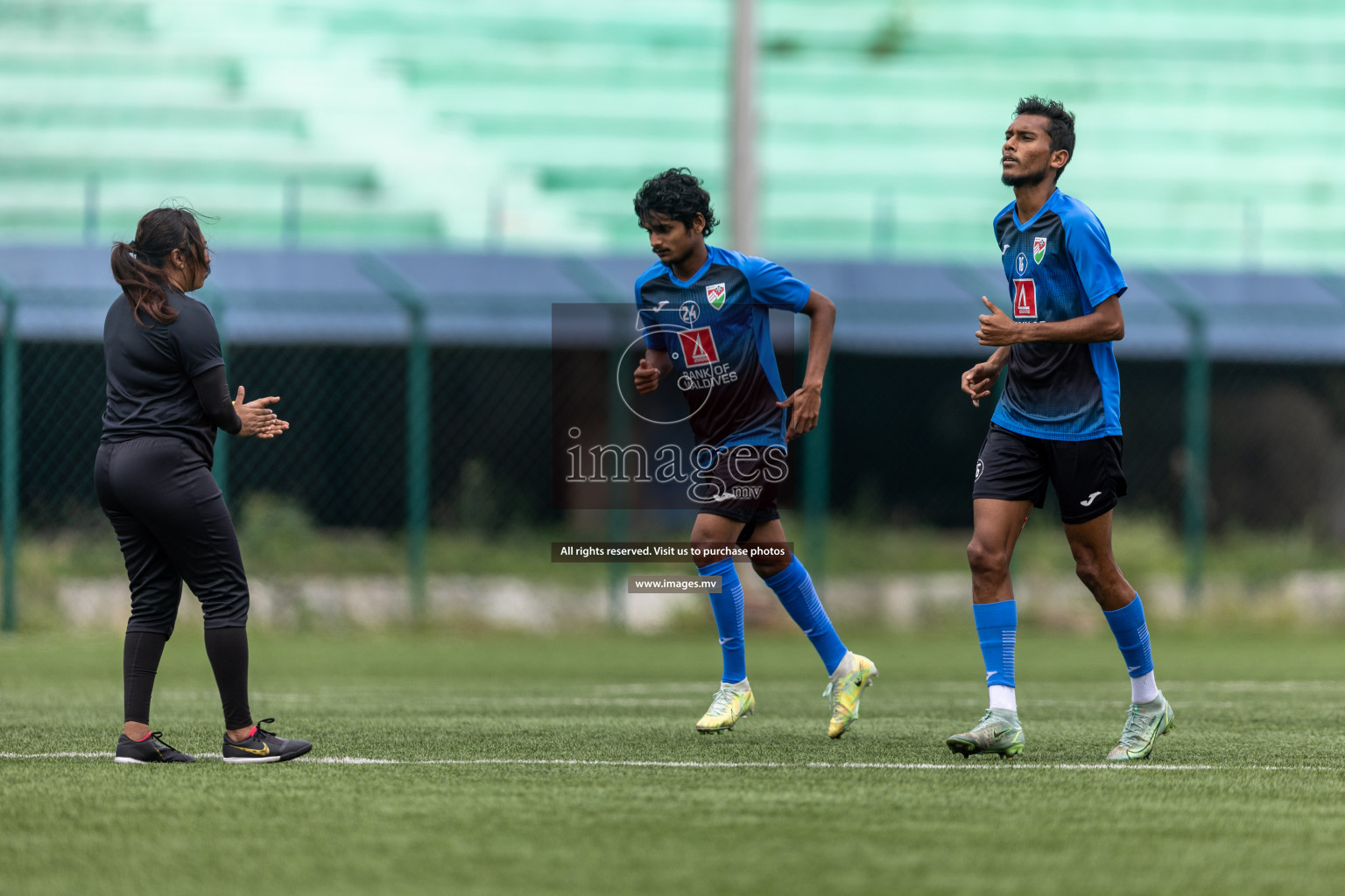 Maldives and Bangladesh Practice Sessions on 23 June 2023 before their match in Bangabandhu SAFF Championship 2023 held in Bengaluru Football Tournament