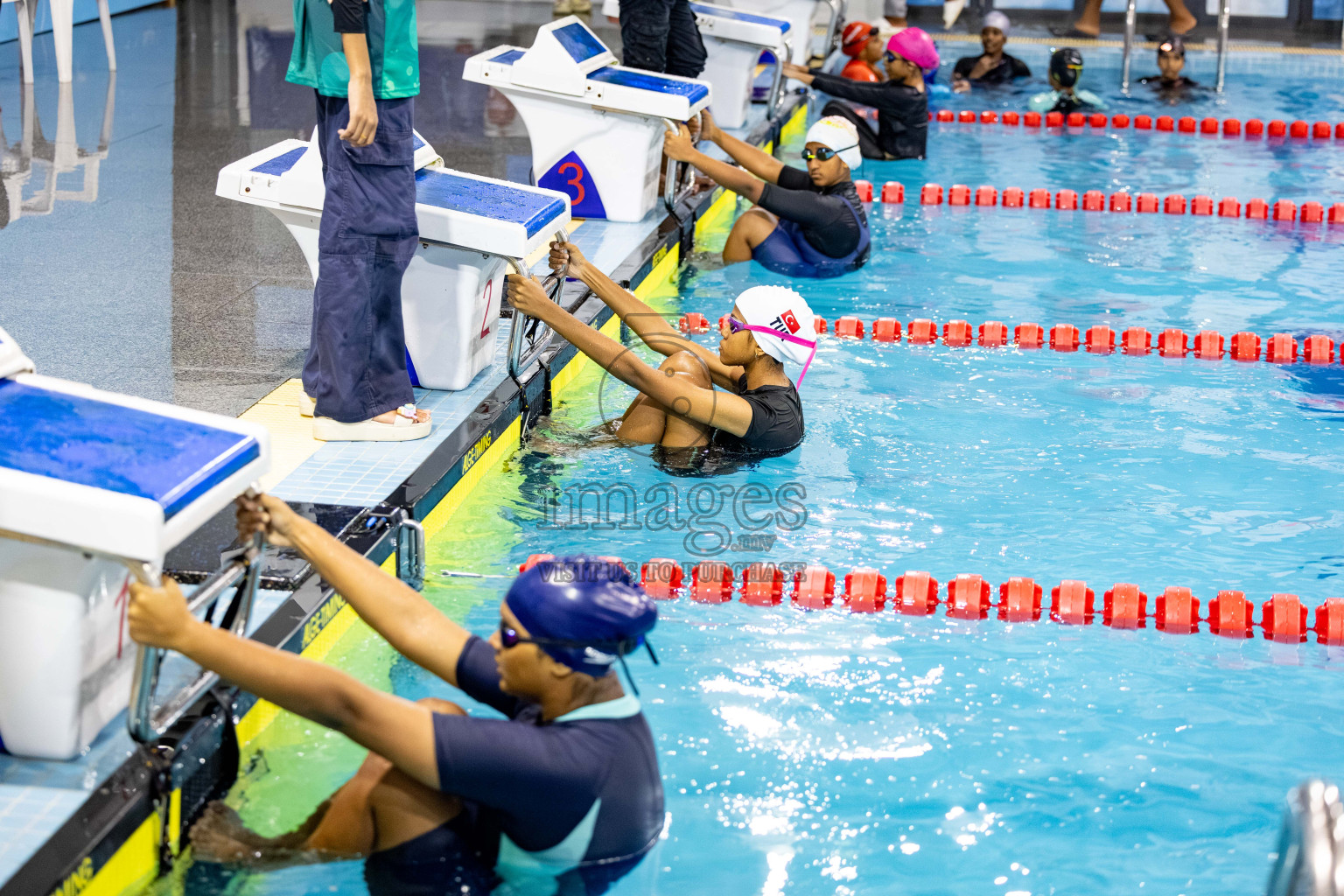 Day 5 of BML 21st Interschool Swimming Competition 2025 was held in Hulhumale' Swimming Pool, Hulhumale', Maldives on Wednesday, 15th October 2025. 
Photos: Hassan Simah / images.mv