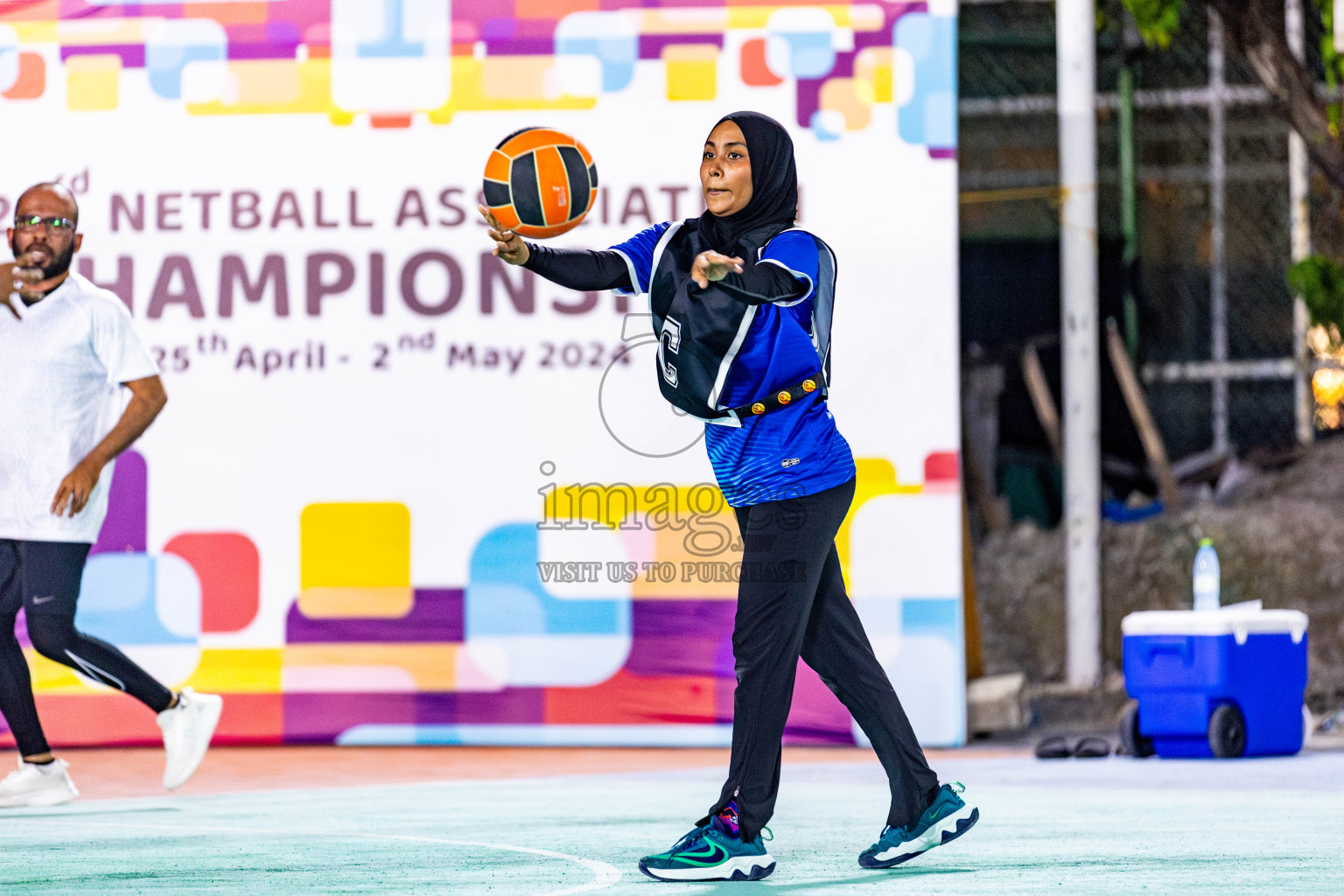 Day 5 of 23rd Netball Association Championship was held in Ekuveni Netball Court at Male', Maldives on Thursday, 2nd May 2024. Photos: Nausham Waheed / images.mv