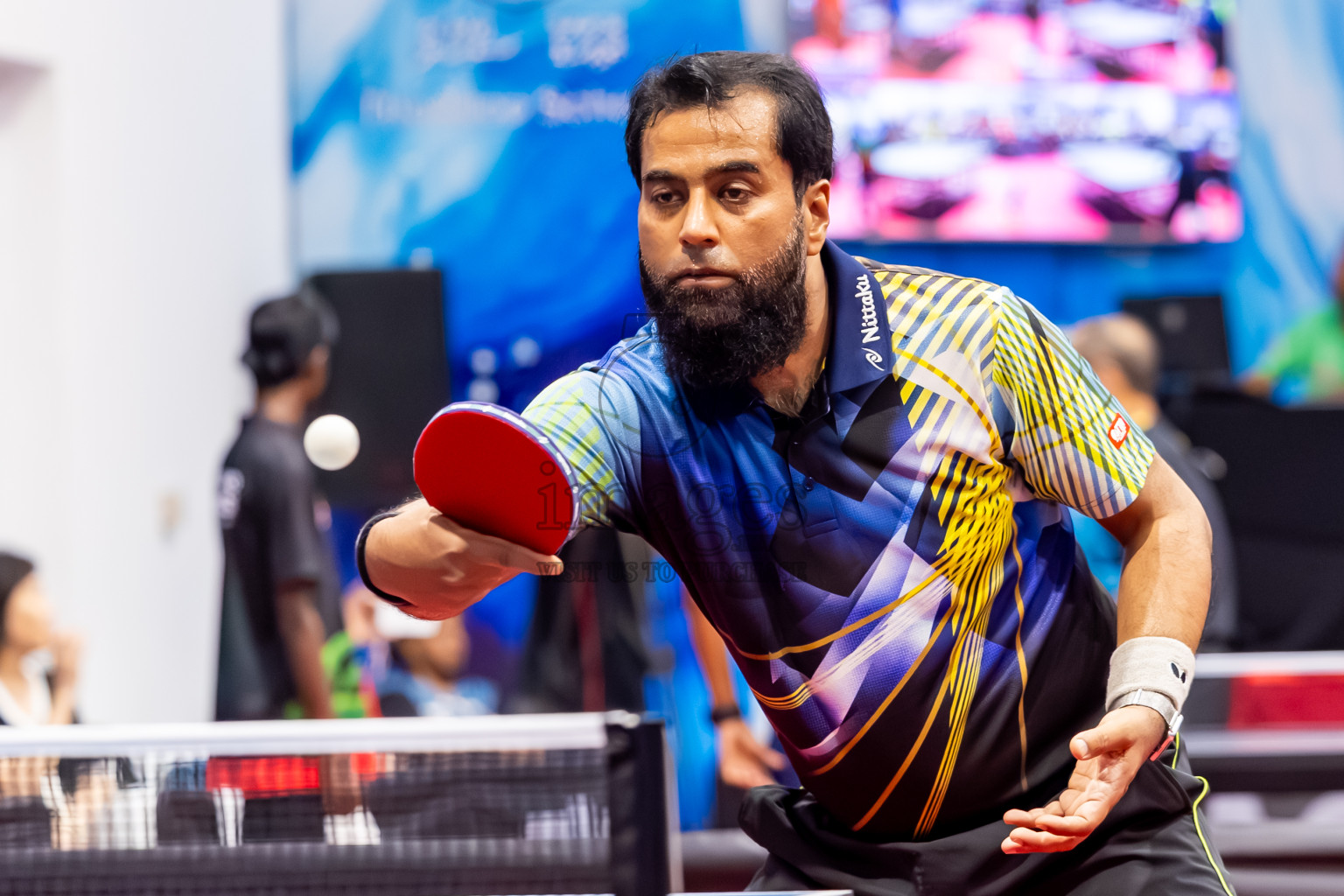 Day 3 of 1st Thoddoo Masters Table Tennis Tournament was held on Saturday, 23rd August 2025 in AA Thoddoo, Maldives. Photos: Nausham Waheed / images.mv