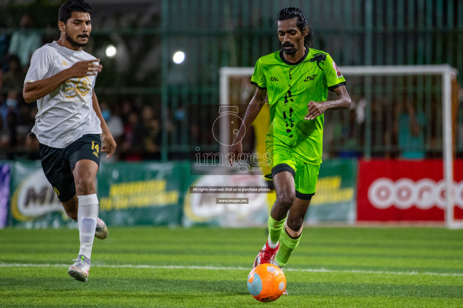 Team FSM Vs Prisons Club in the Semi Finals of Club Maldives 2021 held in Hulhumale, Maldives on 15 December 2021. Photos: Ismail Thoriq / images.mv