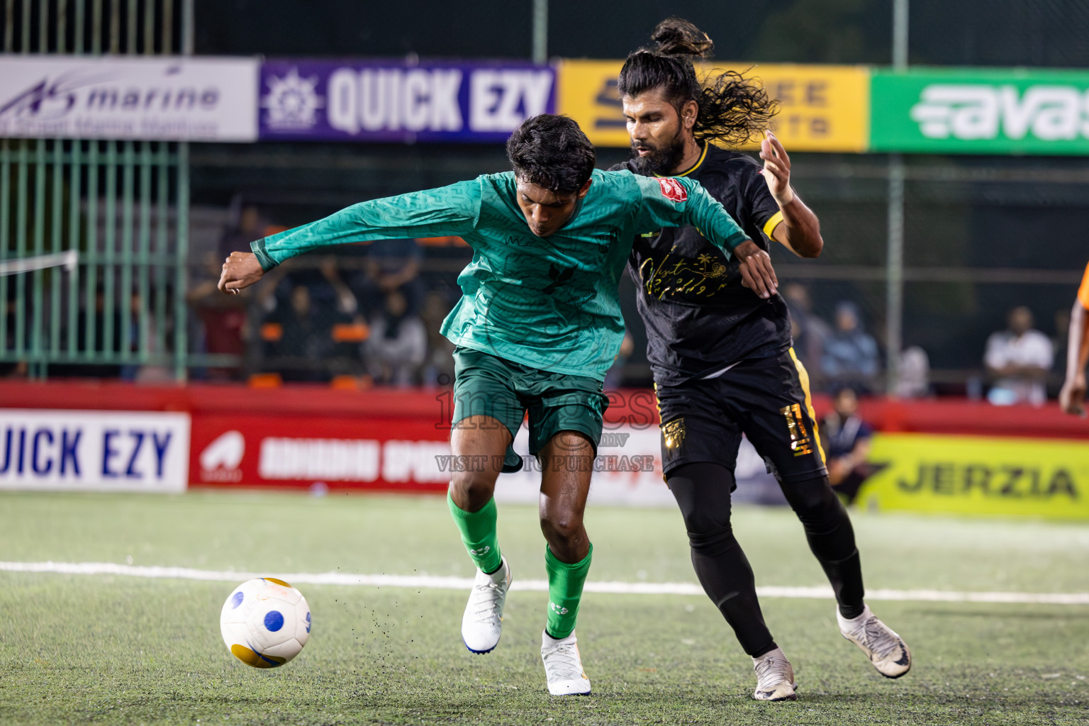 HDh Nolhivaranfaru vs HDh Hanimaadhoo in Day 9 of Golden Futsal Challenge 2025 was held on Monday, 13th January 2025, in Hulhumale', Maldives
Photos: Ismail Thoriq / images.mv