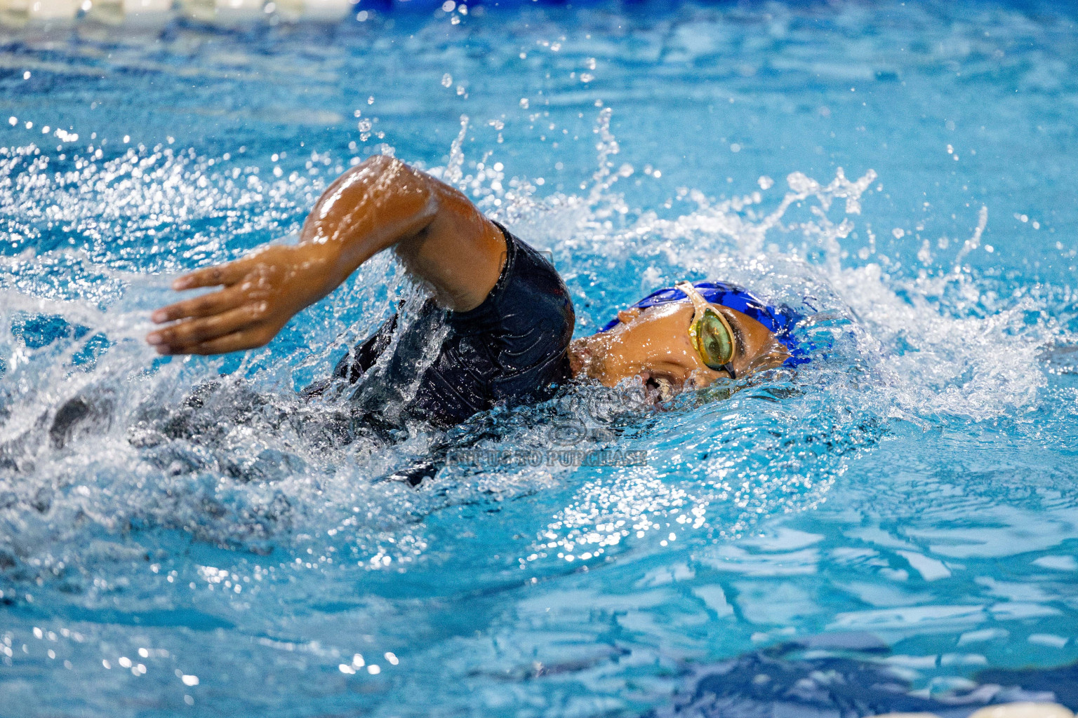 Day 4 of National Swimming Competition 2024 held in Hulhumale', Maldives on Monday, 16th December 2024. 
Photos: Hassan Simah / images.mv