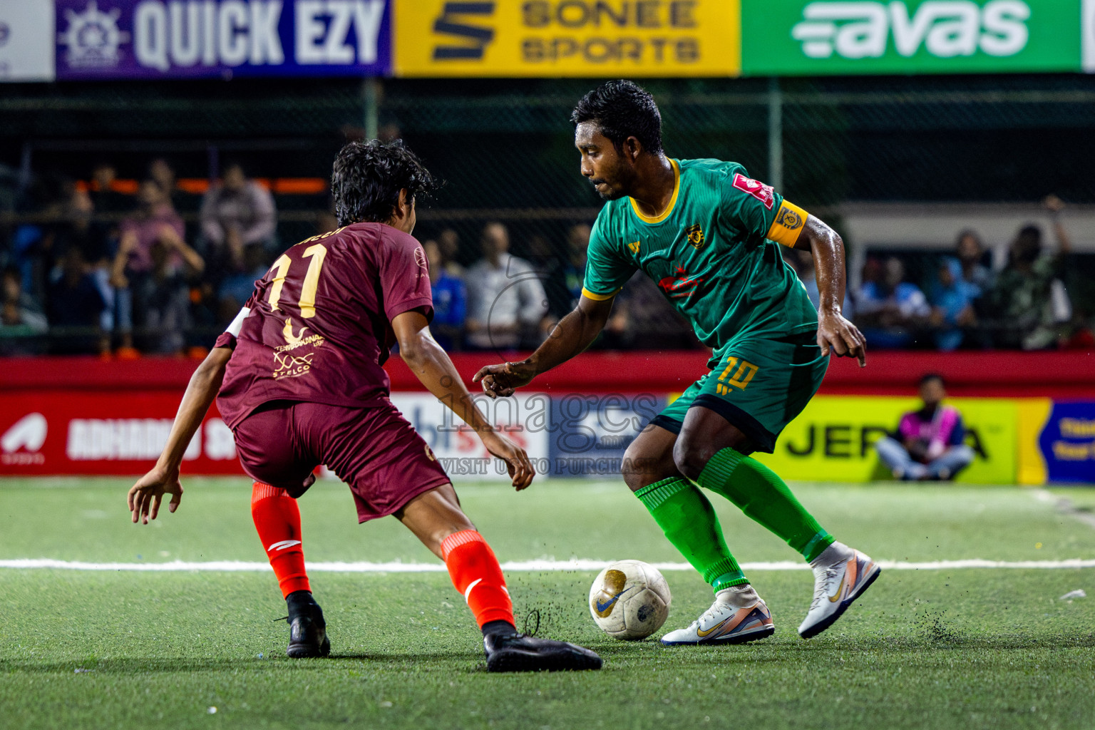 V Keyodhoo vs Adh Mandhoo in Zone round Day 27 of Golden Futsal Challenge 2025 was held on Friday , 31st January 2025, in Hulhumale', Maldives. Photos: Nausham Waheed / images.mv