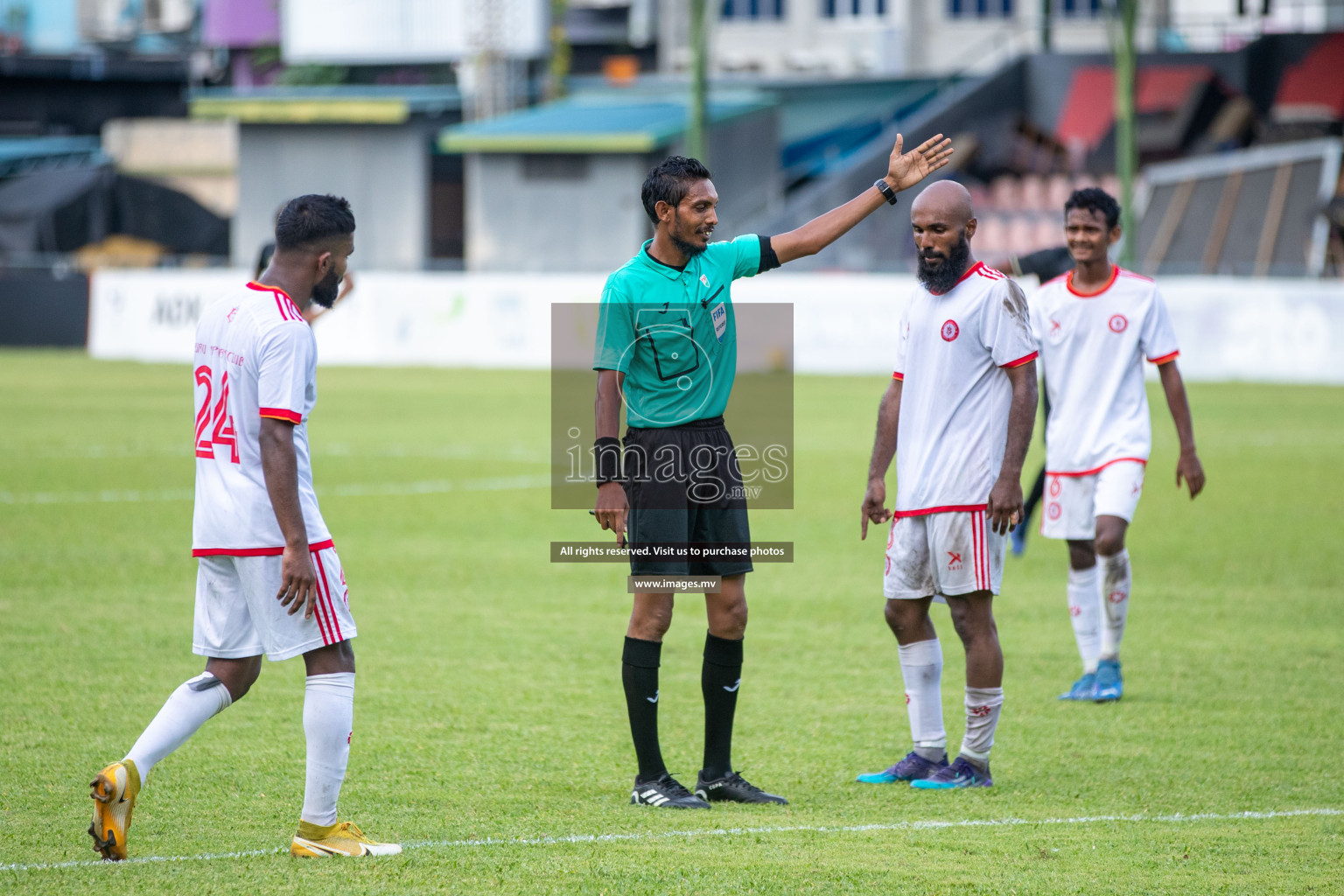 President's Cup 2023 Semi Final - Club eagles vs Buru sports, held in National Football Stadium, Male', Maldives Photos: Nausham/ Images.mv