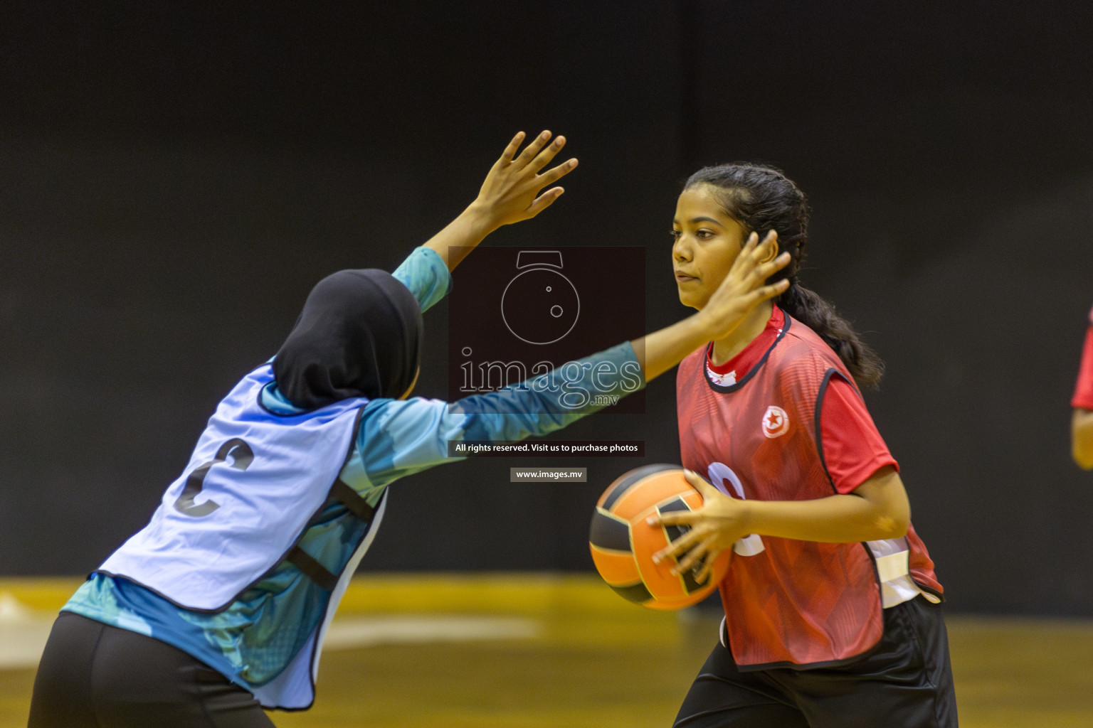 Day3 of 24th Interschool Netball Tournament 2023 was held in Social Center, Male', Maldives on 29th October 2023. Photos: Nausham Waheed, Mohamed Mahfooz Moosa / images.mv