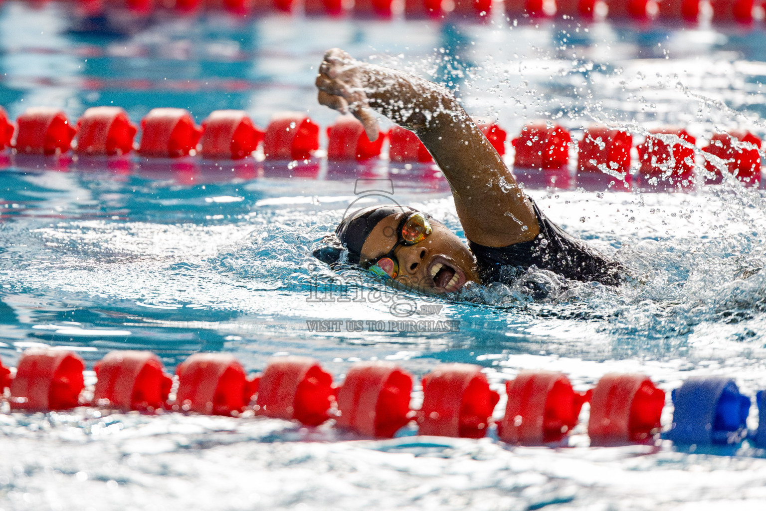 Day 4 of National Swimming Competition 2024 held in Hulhumale', Maldives on Monday, 16th December 2024. 
Photos: Hassan Simah / images.mv