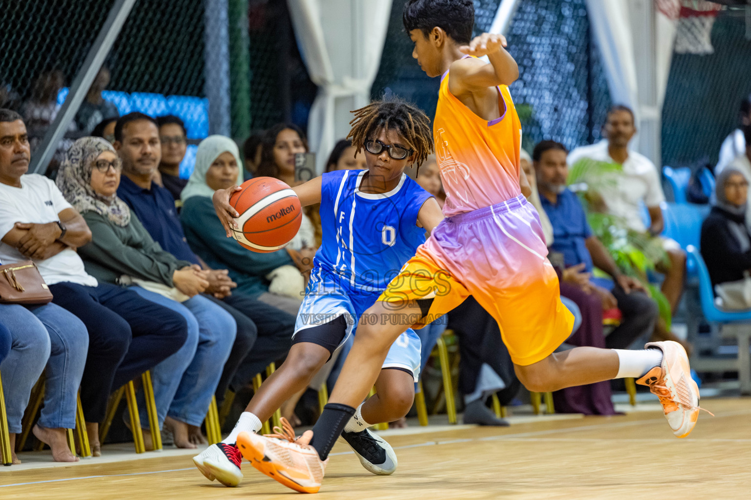 Milo 5 x 5 Junior Challenge 2025 - Basketball tournament held in Basketball Training Center, Male', Maldives on Thursday, 09th October 2025. 
Photo by: Hassan Simah / Images.mv