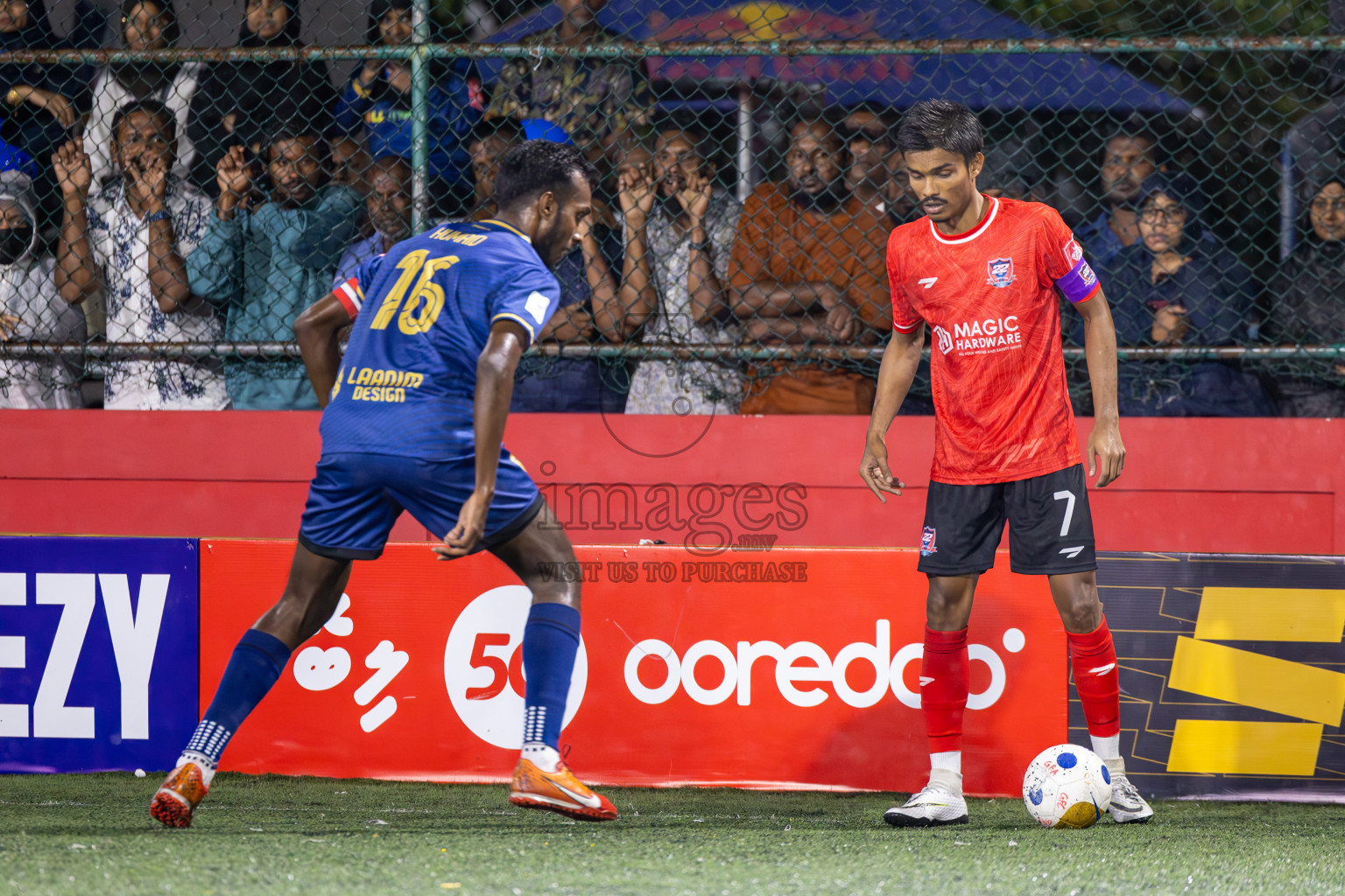 HA Hoarafushi vs HA Maarandhoo in Day 9 of Golden Futsal Challenge 2025 was held on Monday, 13th January 2025, in Hulhumale', Maldives
Photos: Ismail Thoriq / images.mv