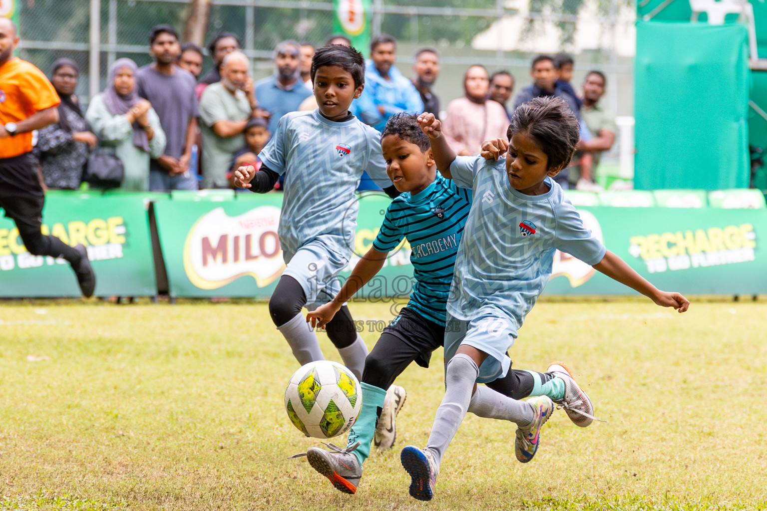 Day 3 of MILO SVAM Juniors 2025 (U-8) was held at Henveiru Stadium in Male', Maldives on Saturday, 28th June 2025. Photos: Ismail Thoriq / images.mv