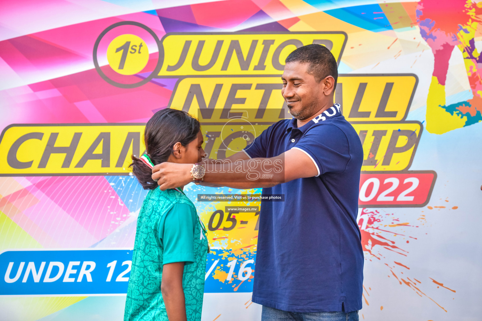 Final of Junior Netball Championship 2022 held in Male', Maldives on 19th March 2022. Photos by Nausham Waheed