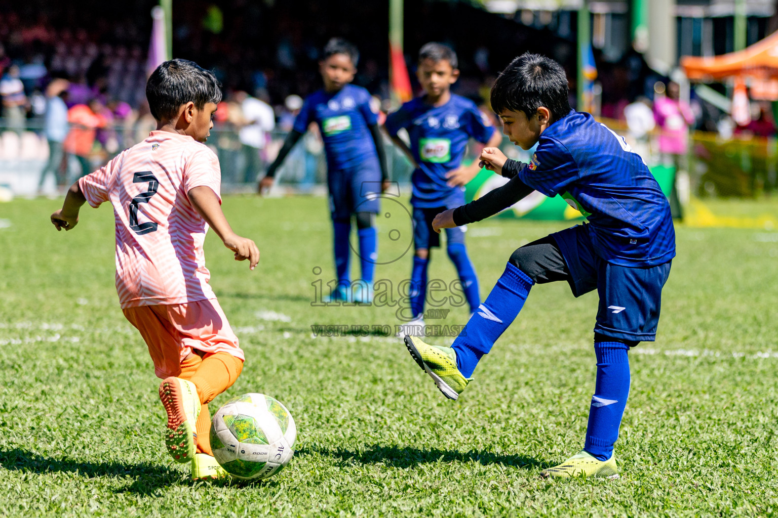 Day 1 of MILO Kids Football Fiesta was held at National Stadium in Male', Maldives on Friday, 23rd February 2024. 
Photos: Hassan Simah / images.mv