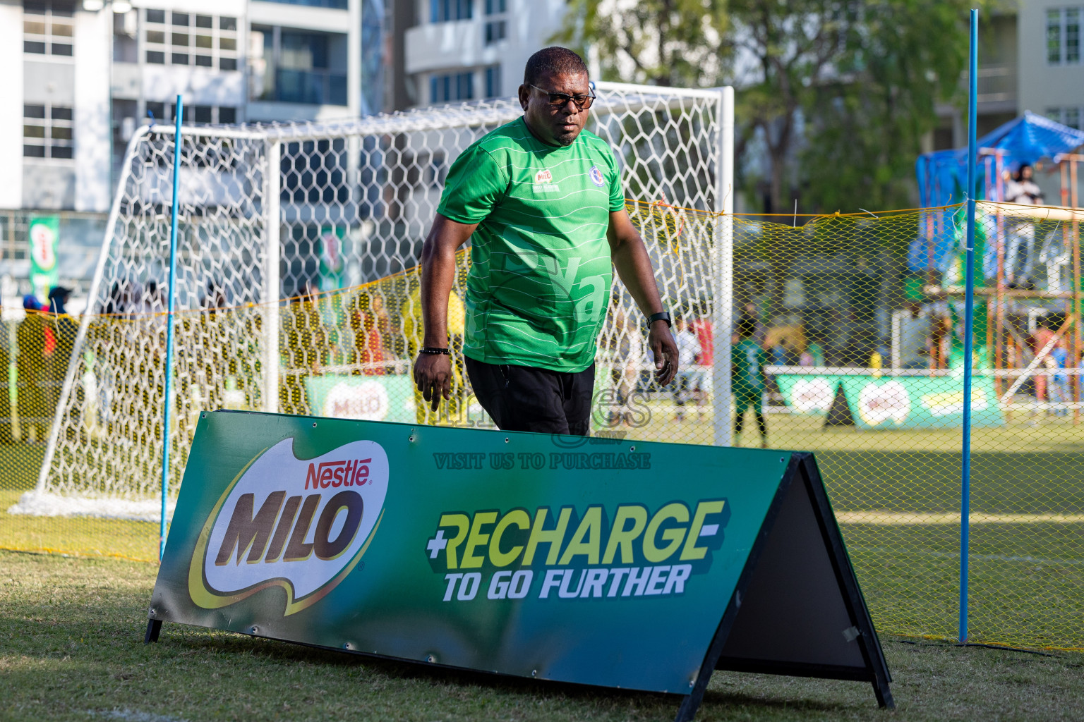 Day 2 of MILO Academy Championship 2025 was held on Friday, 14th February 2025 in Henveiru Stadium. 
Photos: Hassan Simah / Images.mv