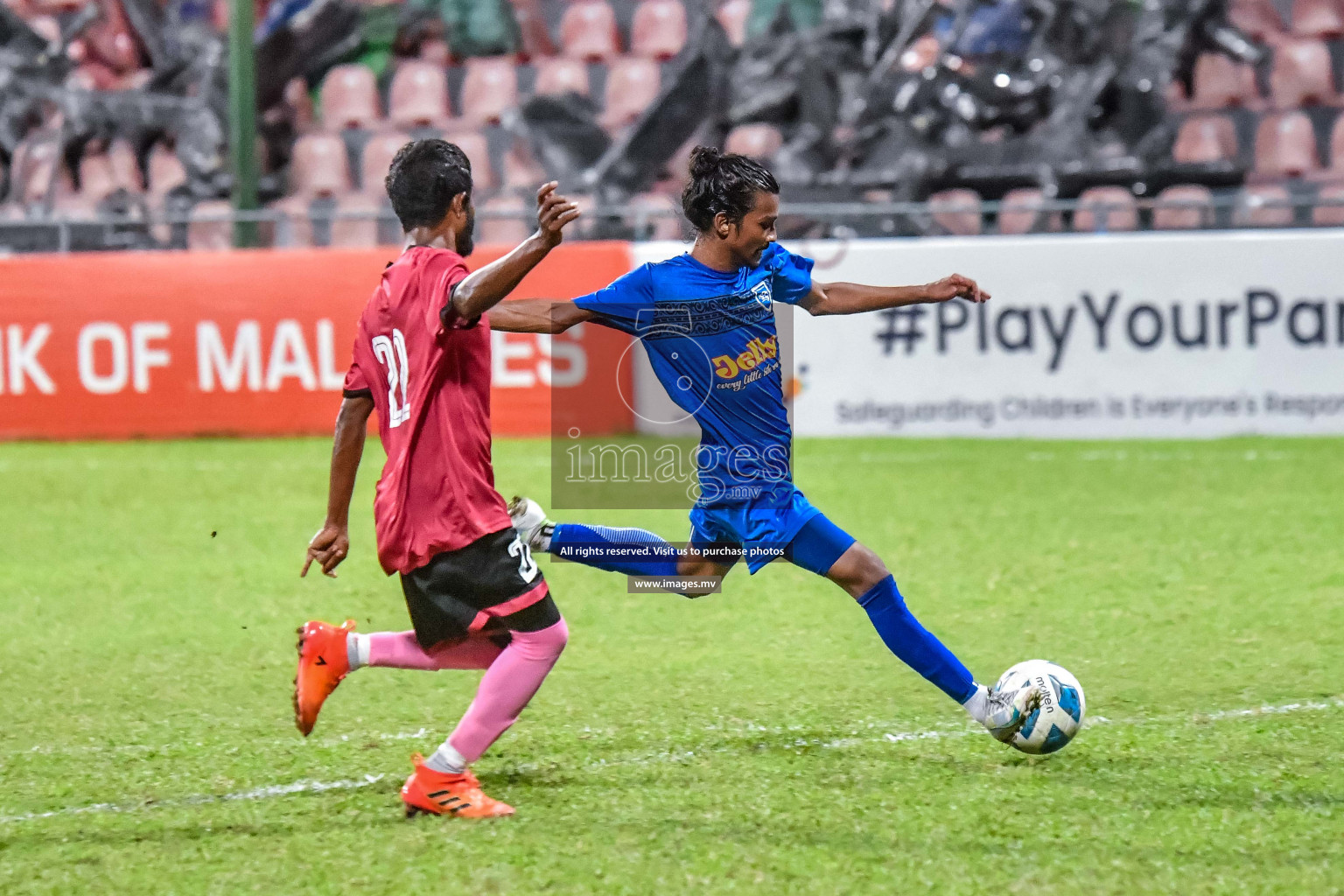 Kuda henveiru united vs Capital City Sports Club in the 2nd Division 2022 on 25th July 2022, held in National Football Stadium, Male', Maldives Photos: Nausham Waheed / Images.mv