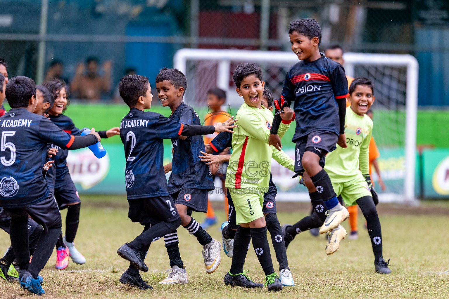 Day 3 of MILO SVAM Juniors 2025 (U-8) was held at Henveiru Stadium in Male', Maldives on Saturday, 28th June 2025. 
Photos: Hassan Simah / images.mv