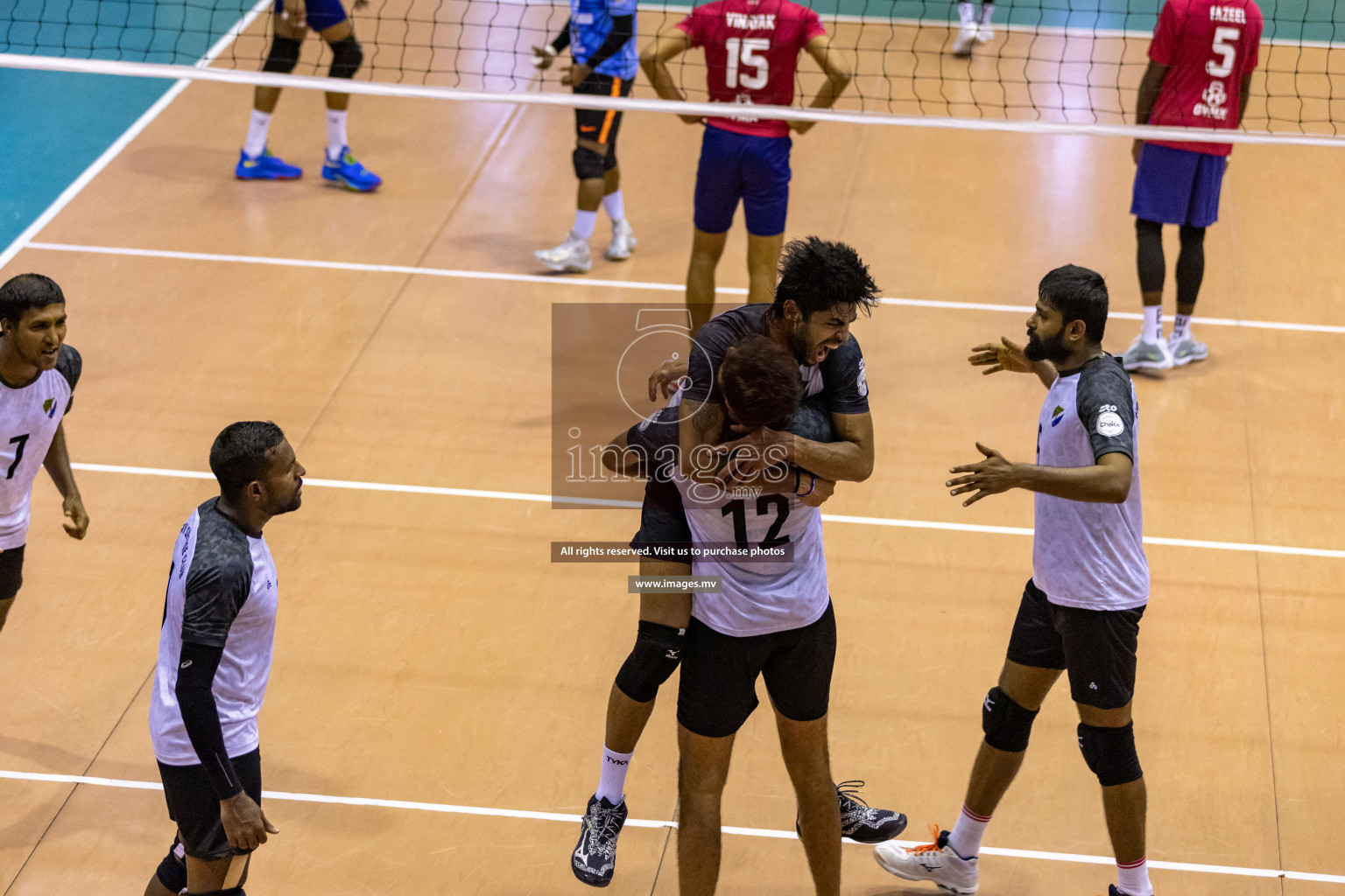 Sports Club City vs Dhivehi Sifainge Club in the Finals of National Volleyball Tournament 2022 on Thursday, 07th July 2022, held in Social Center, Male', Maldives
