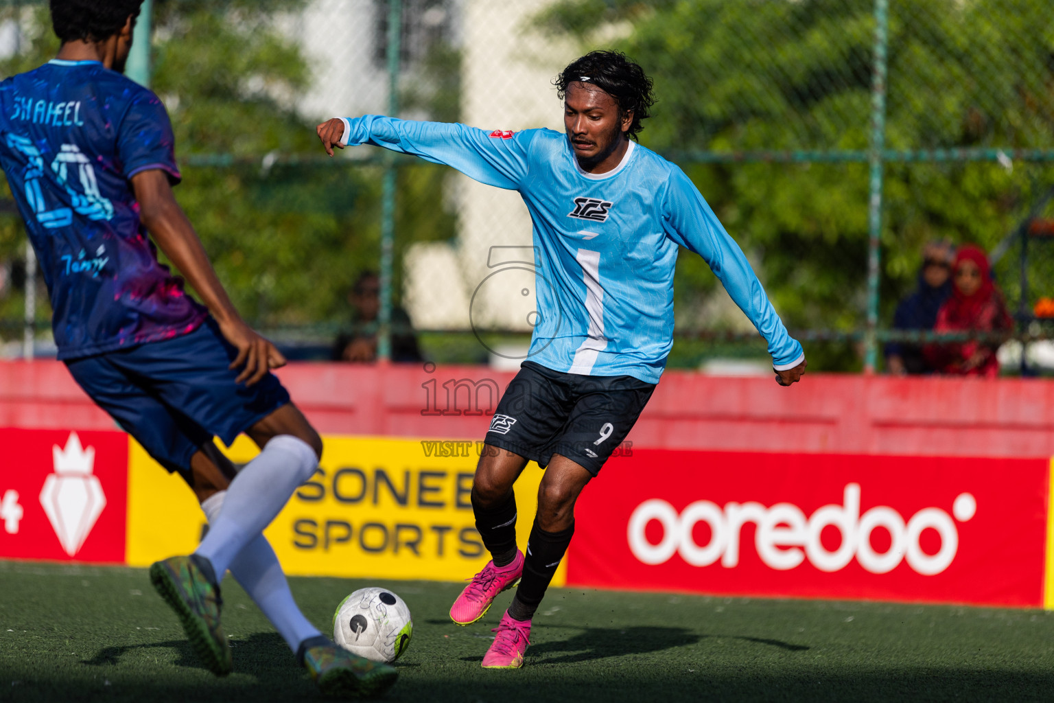 F Nilandhoo vs F Feeali in Day 20 of Golden Futsal Challenge 2024 was held on Saturday , 3rd February 2024 in Hulhumale', Maldives Photos: Nausham Waheed / images.mv