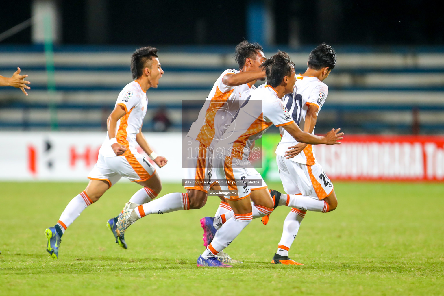 Bhutan vs Bangladesh in SAFF Championship 2023 held in Sree Kanteerava Stadium, Bengaluru, India, on Wednesday, 28th June 2023. Photos: Nausham Waheed, Hassan Simah / images.mv