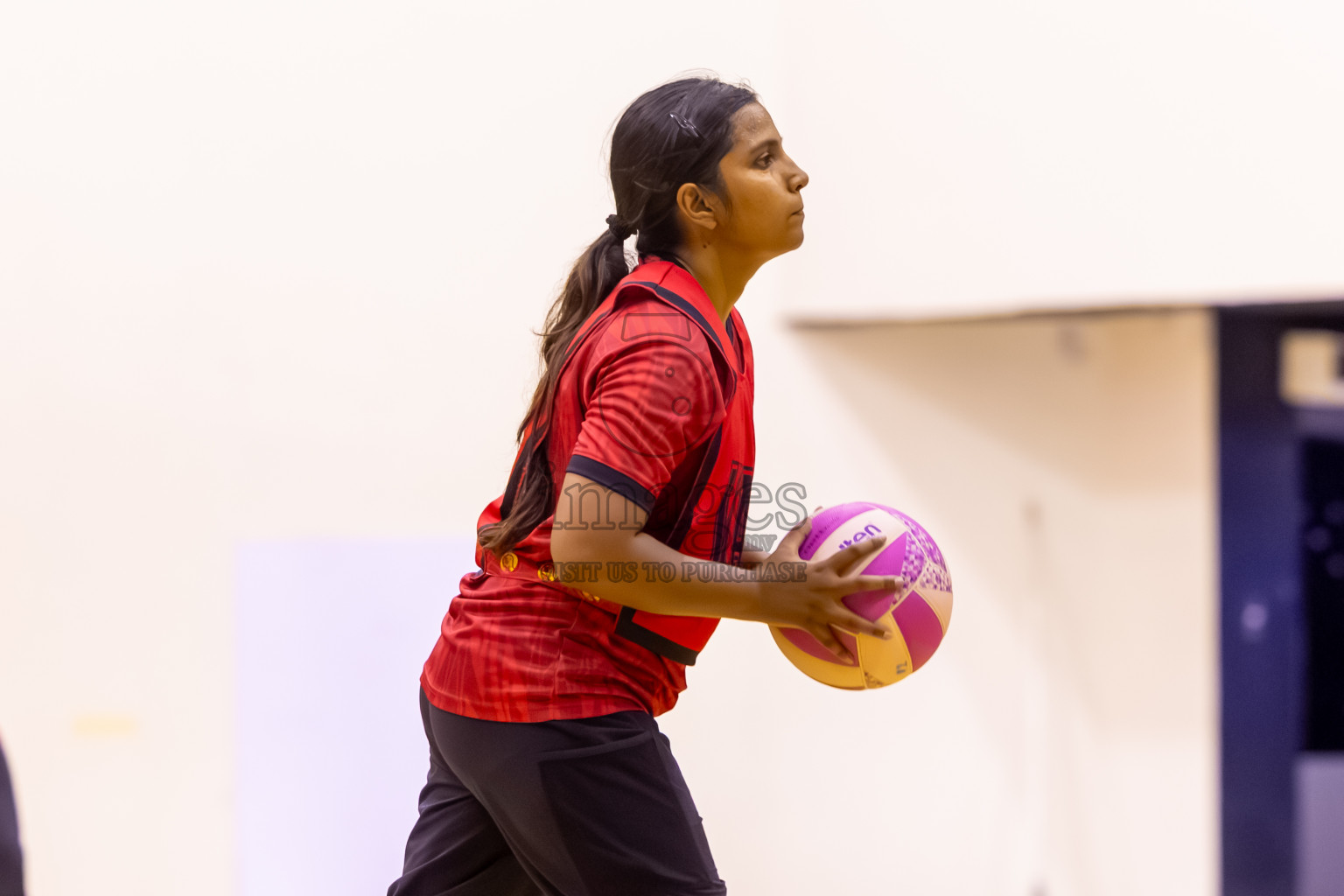 C Matrix vs Xenith SC in Day 7 of 24th Milo Netball Association Championship was held in Social Center at Male', Maldives on Sunday, 7th September 2025. Photos: Nausham Waheed / images.mv