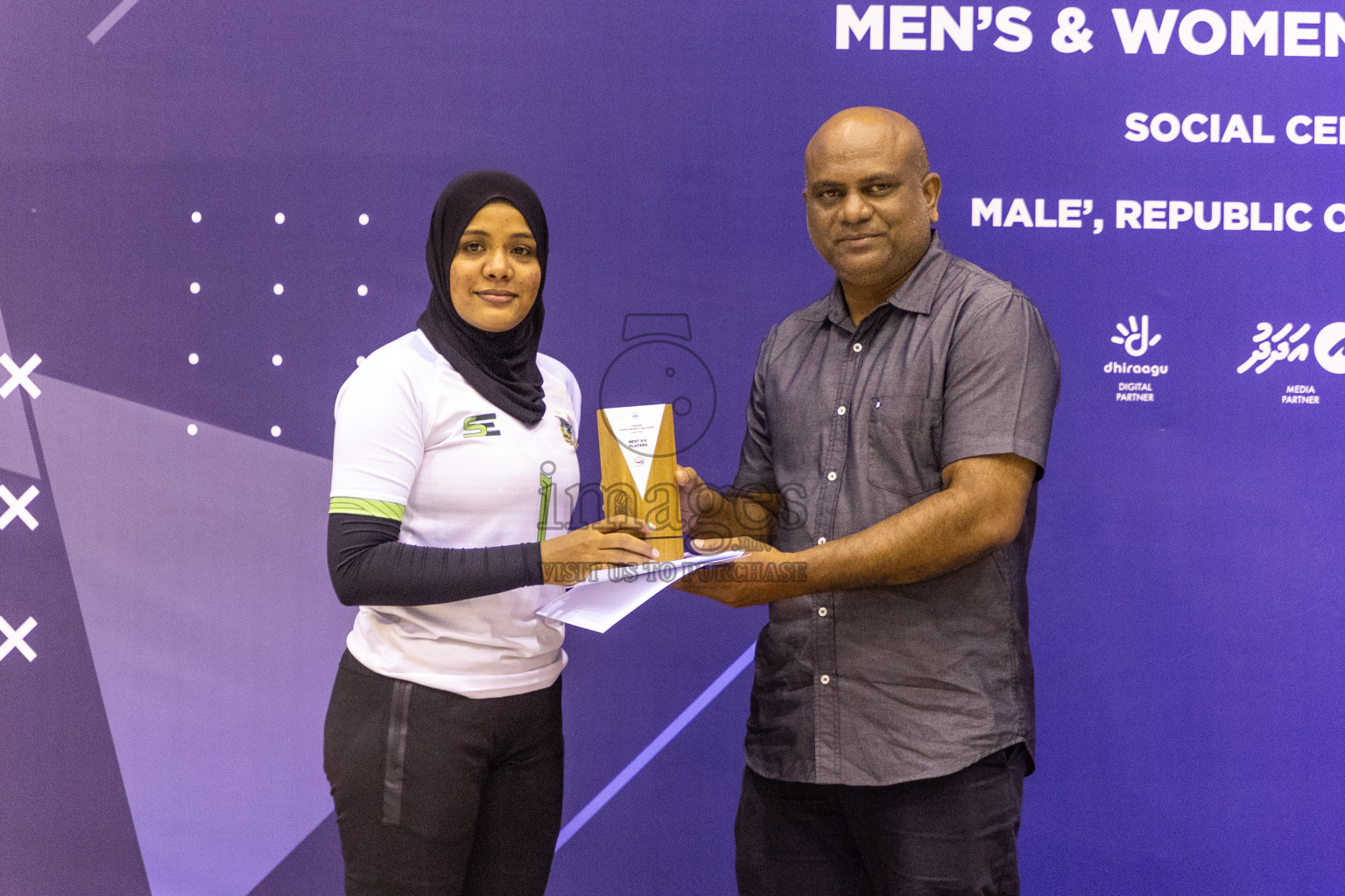 Final of Women's Division of Volleyball Association Cup 2023 held in Male', Maldives on Monday, 25th December 2023 at Social Center Indoor Hall Photos By: Nausham Waheed /images.mv