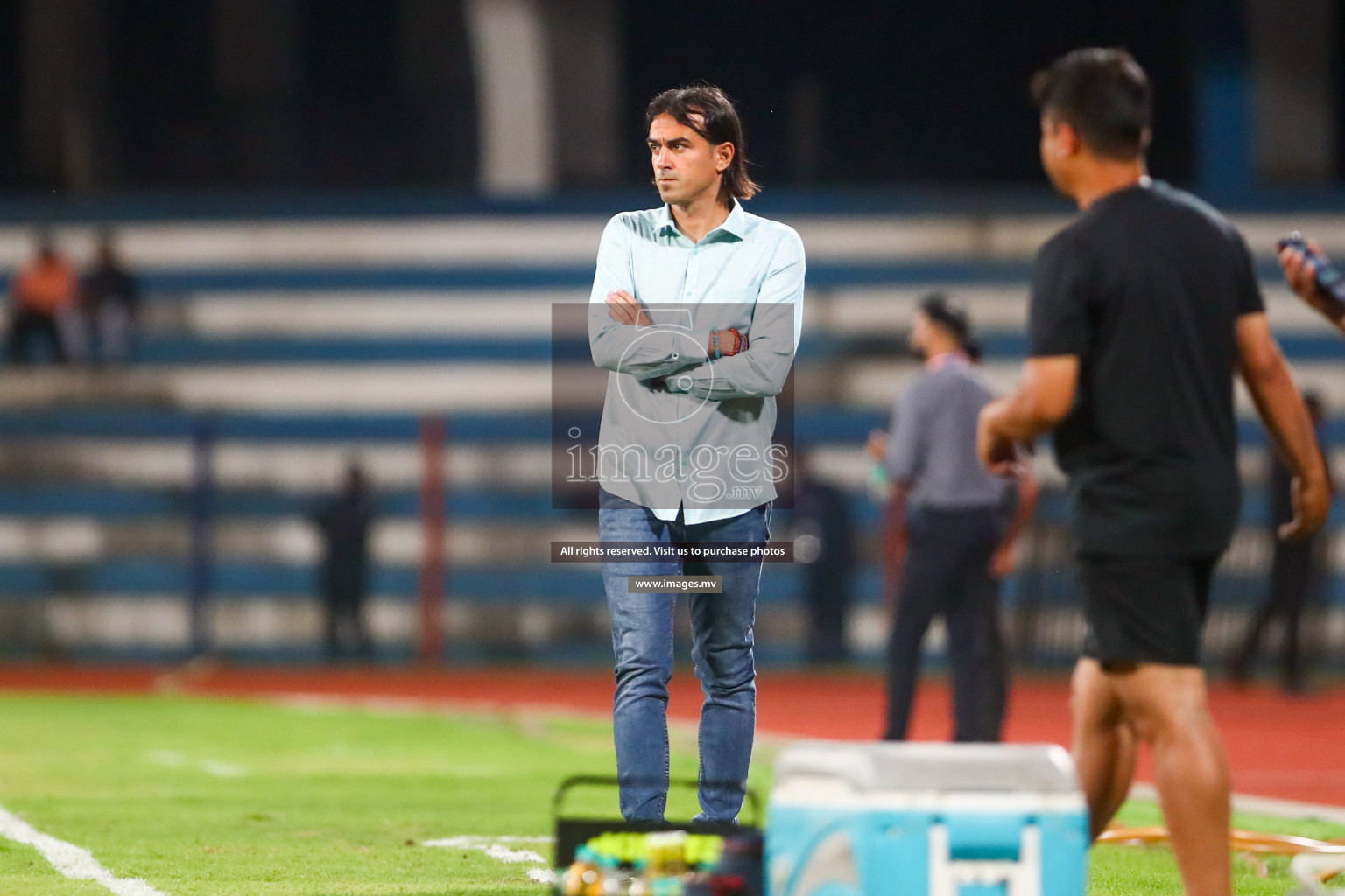 Nepal vs India in SAFF Championship 2023 held in Sree Kanteerava Stadium, Bengaluru, India, on Saturday, 24th June 2023. Photos: Hassan Simah / images.mv