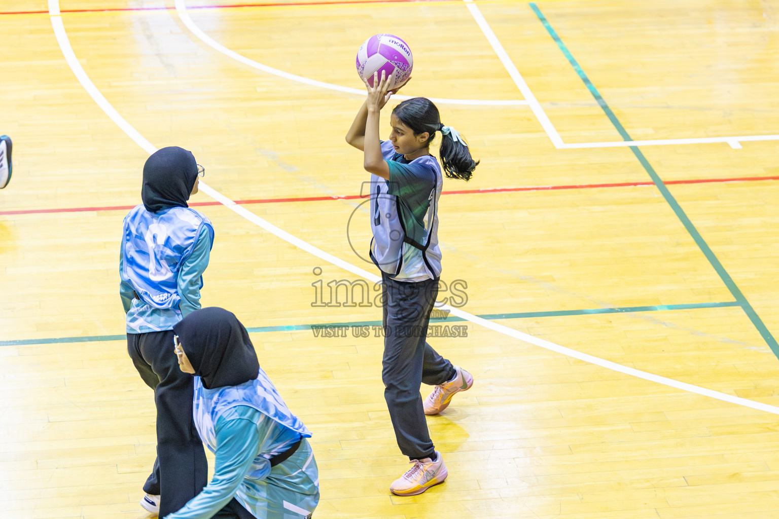 Day 14 of 26th Inter-School Netball Tournament 2025 was held in Social Center Indoor Hall on Tuesday, 4th November 2025. Photos: Areef Adam / images.mv