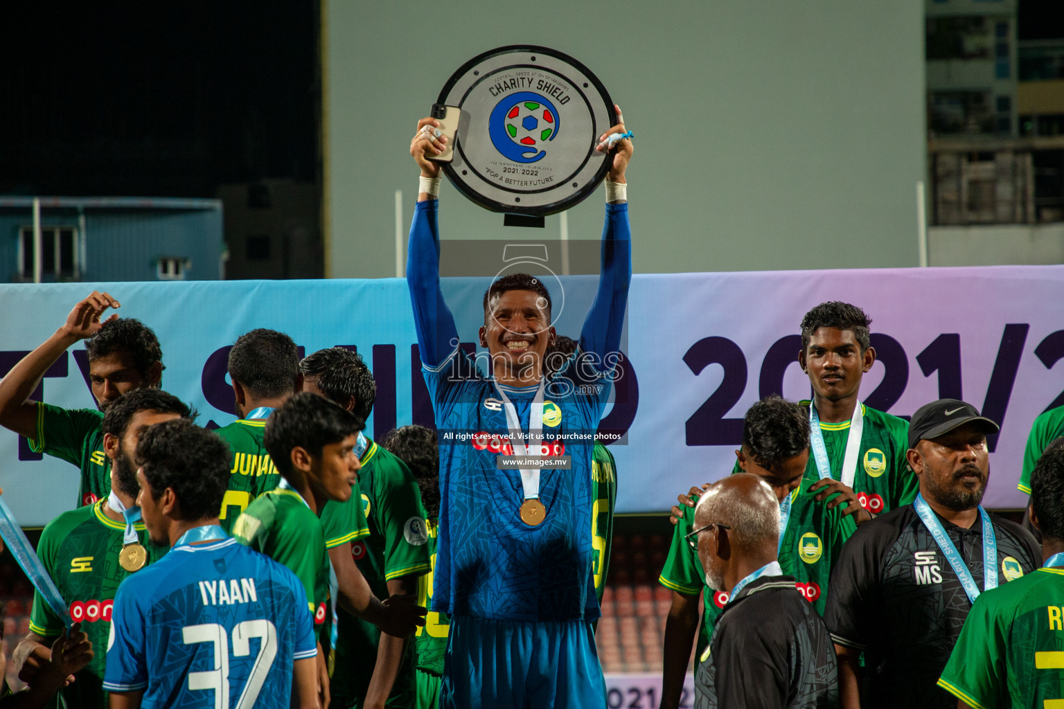 Maziya SRC vs Club Valencia in the Community Shield Match 2021/2022 on 15 December 2021 held in Male', Maldives. Photos: Hassan Simah / images.mv